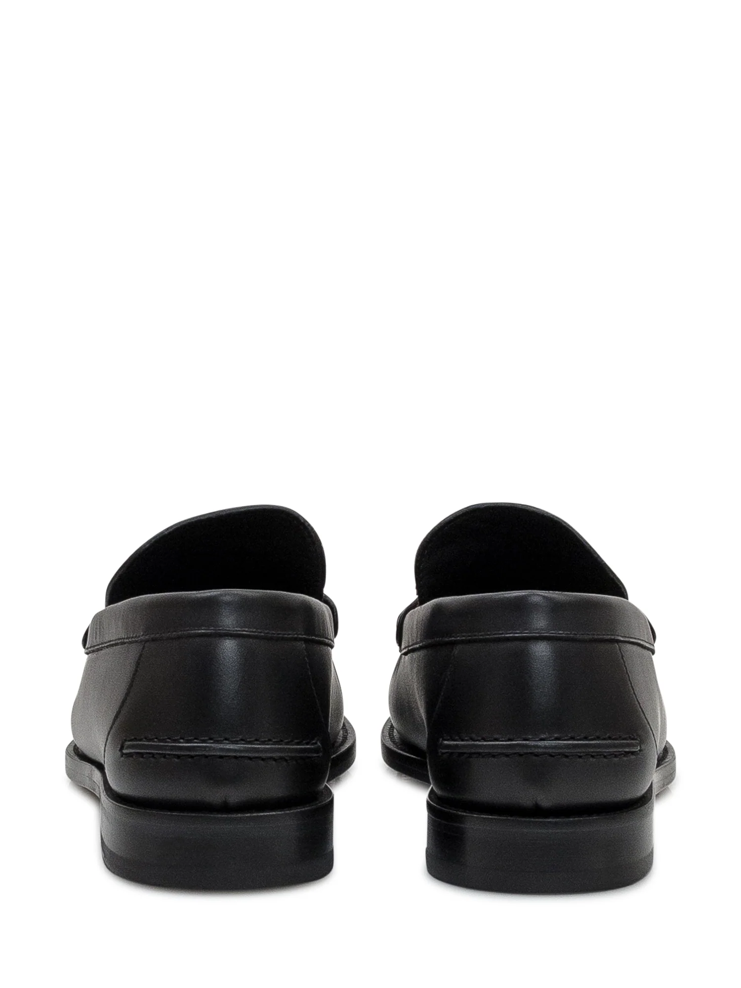 Versace Animal Print Leather Loafers - Image 3
