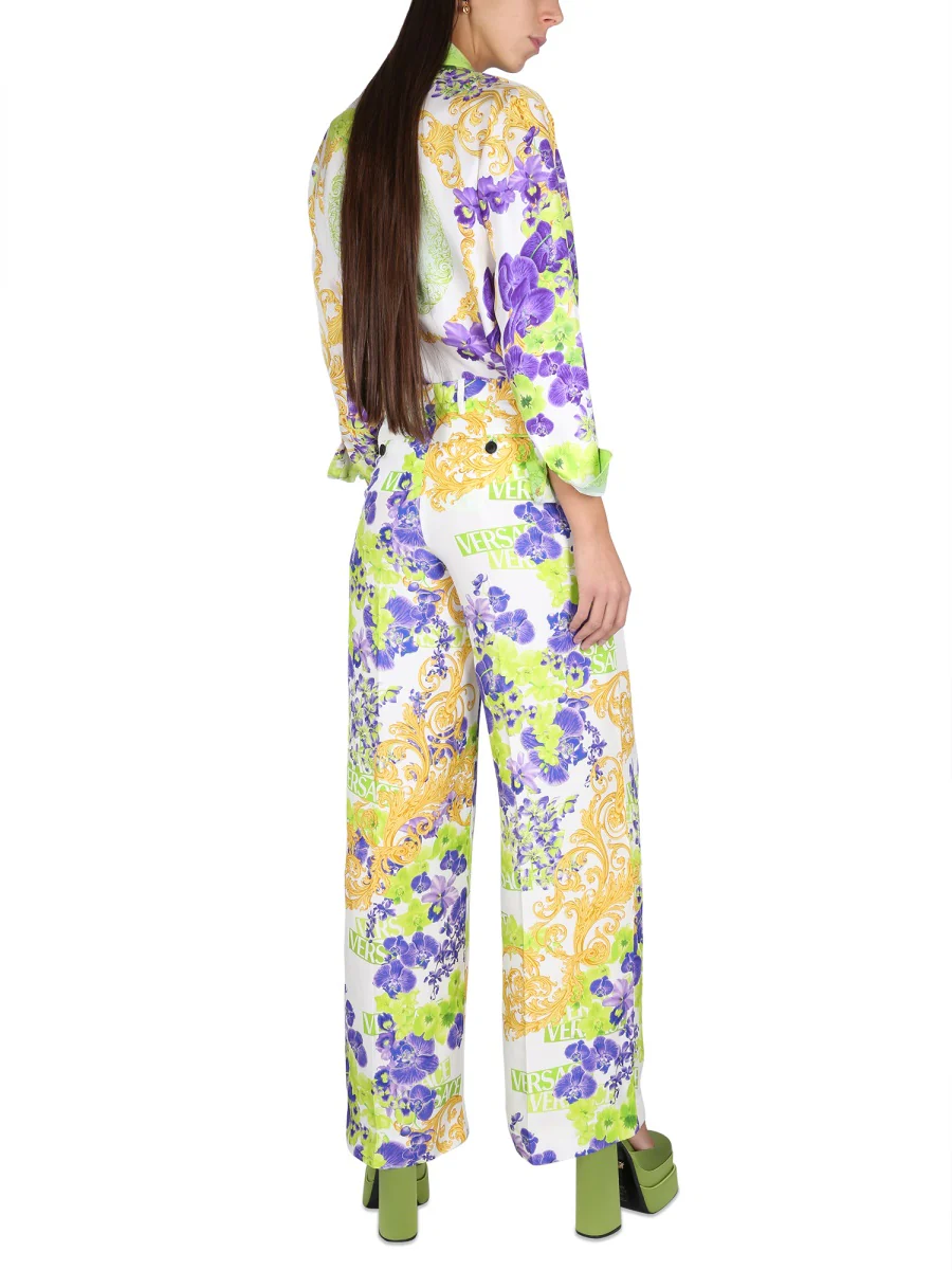 VERSACE Baroque-print Trousers - Image 2