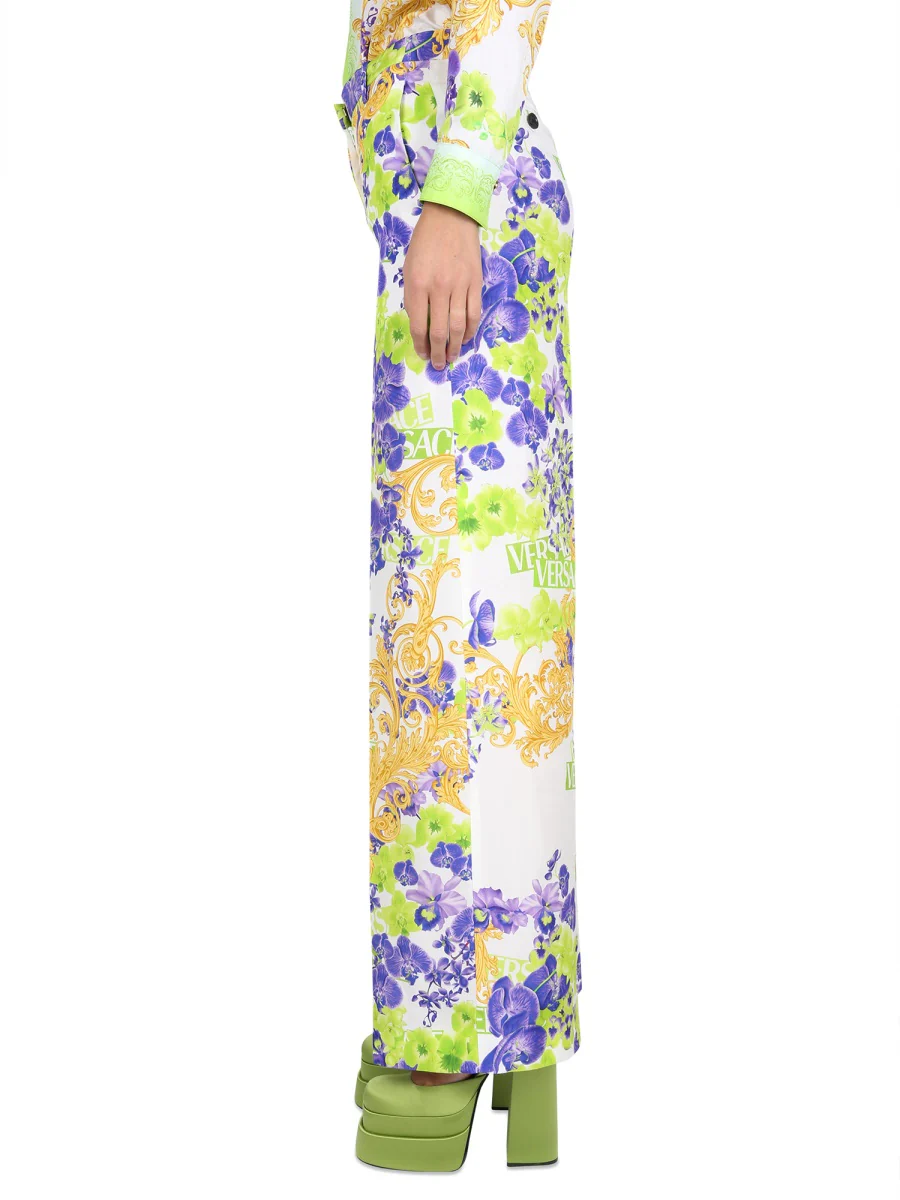 VERSACE Baroque-print Trousers - Image 3