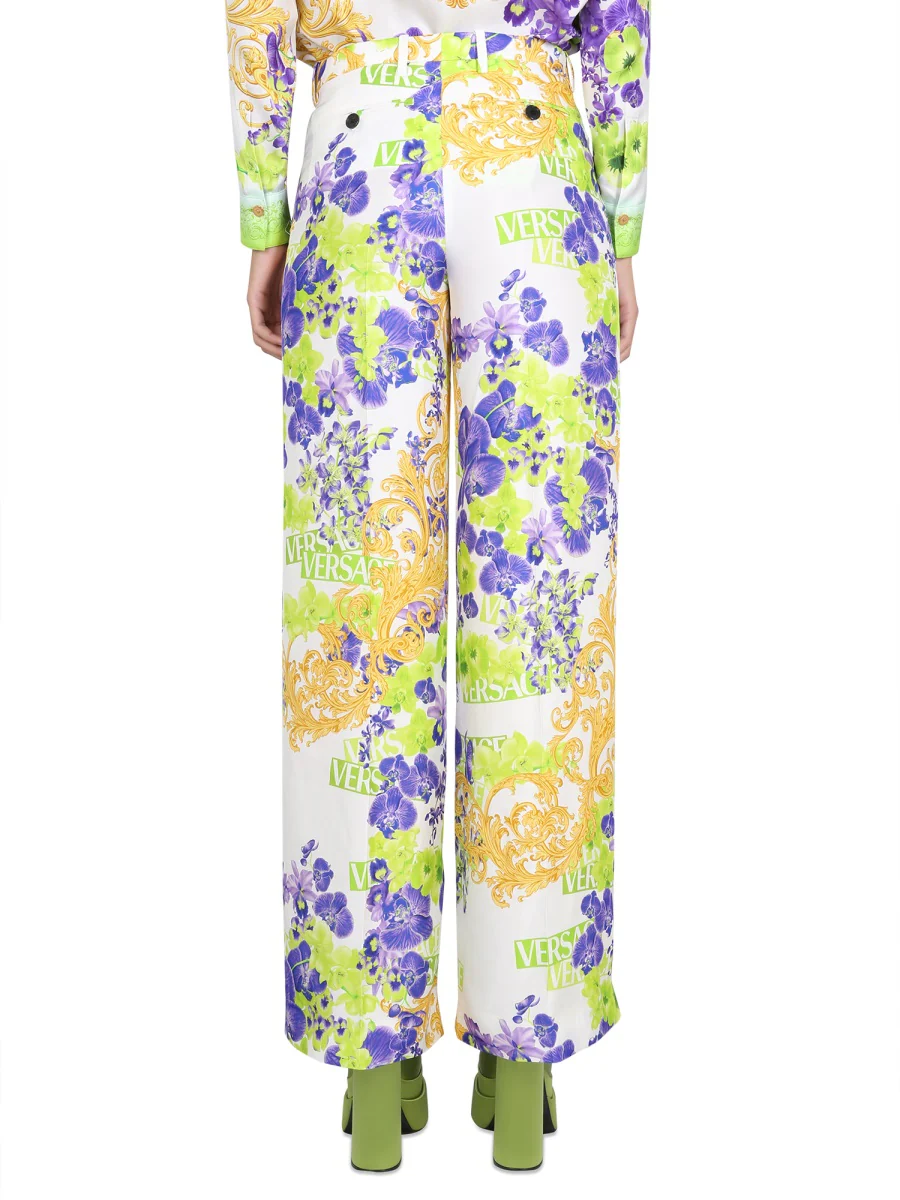 VERSACE Baroque-print Trousers - Image 4