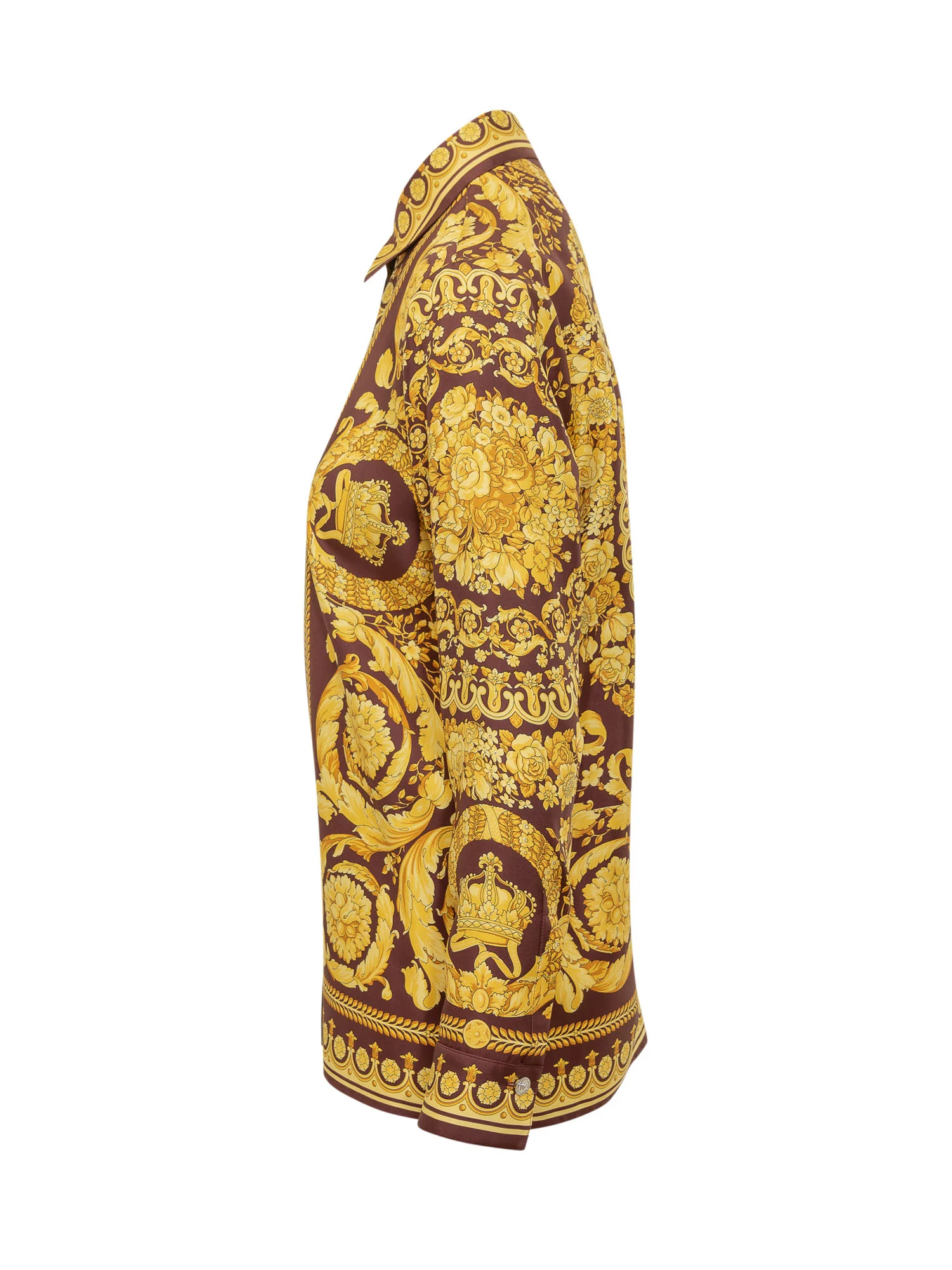 Versace Baroque Silk Formal Shirt - Image 3