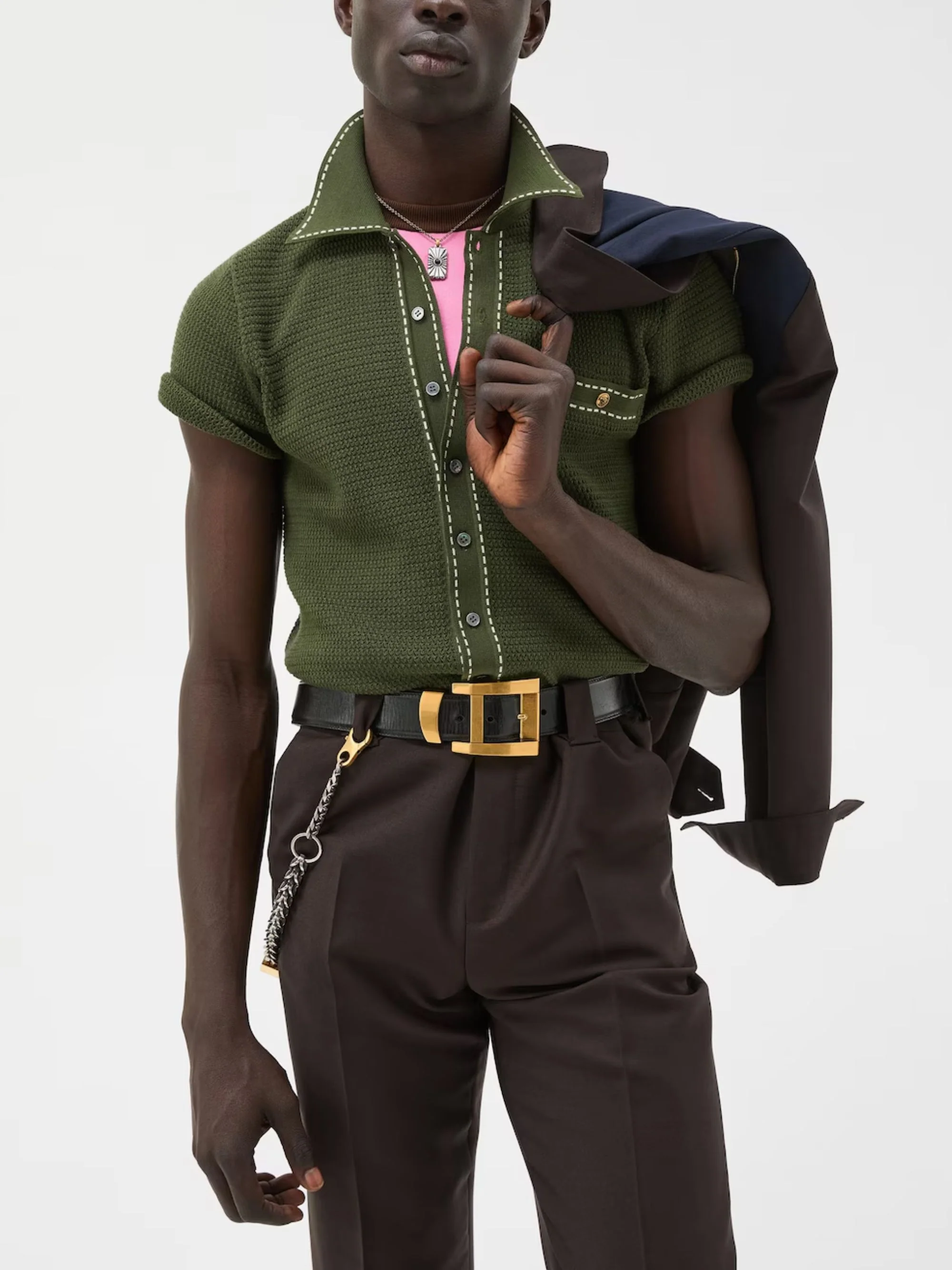 Versace Cotton Knit Shirt - Image 2