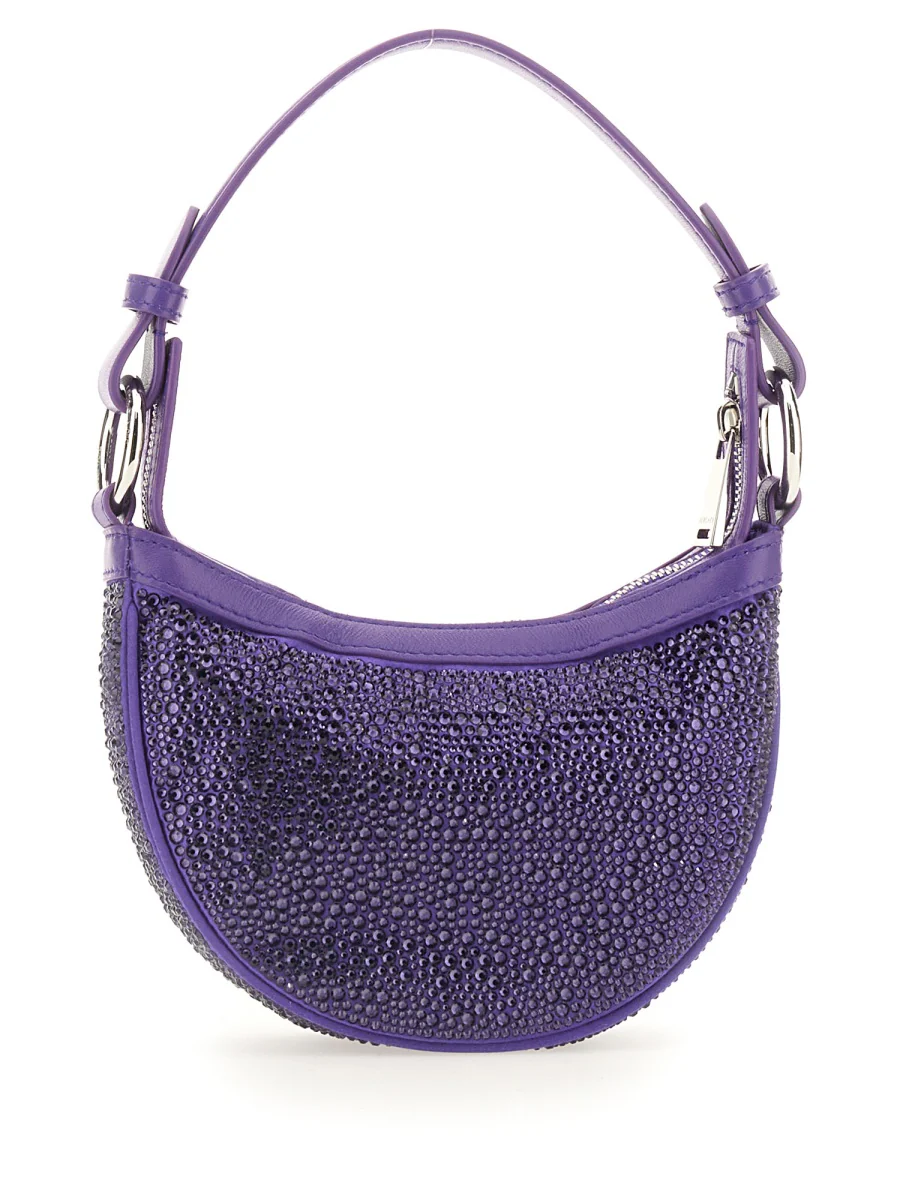 VERSACE Crystal Repeat Mini Hobo Bag for Women - Image 2