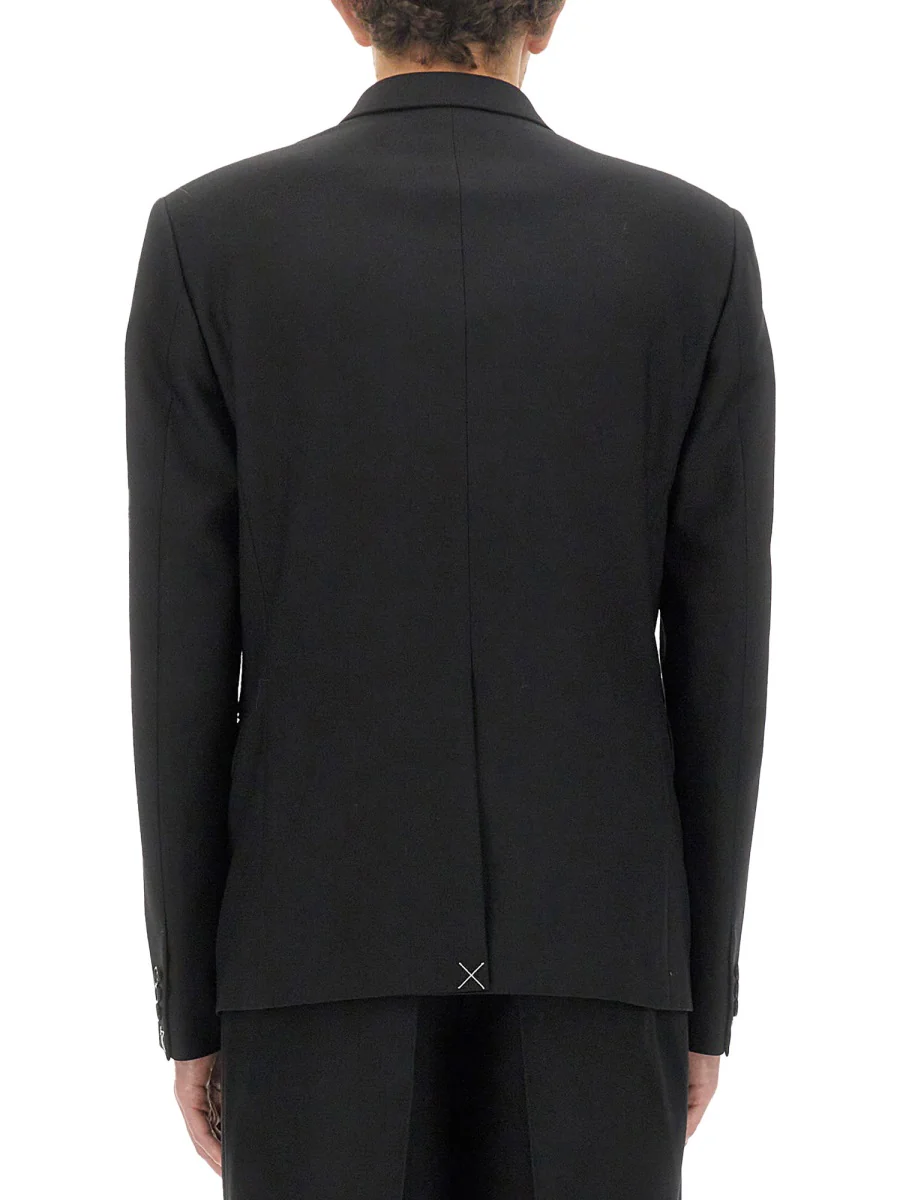 VERSACE Double-breasted Wool Blazer - Image 3
