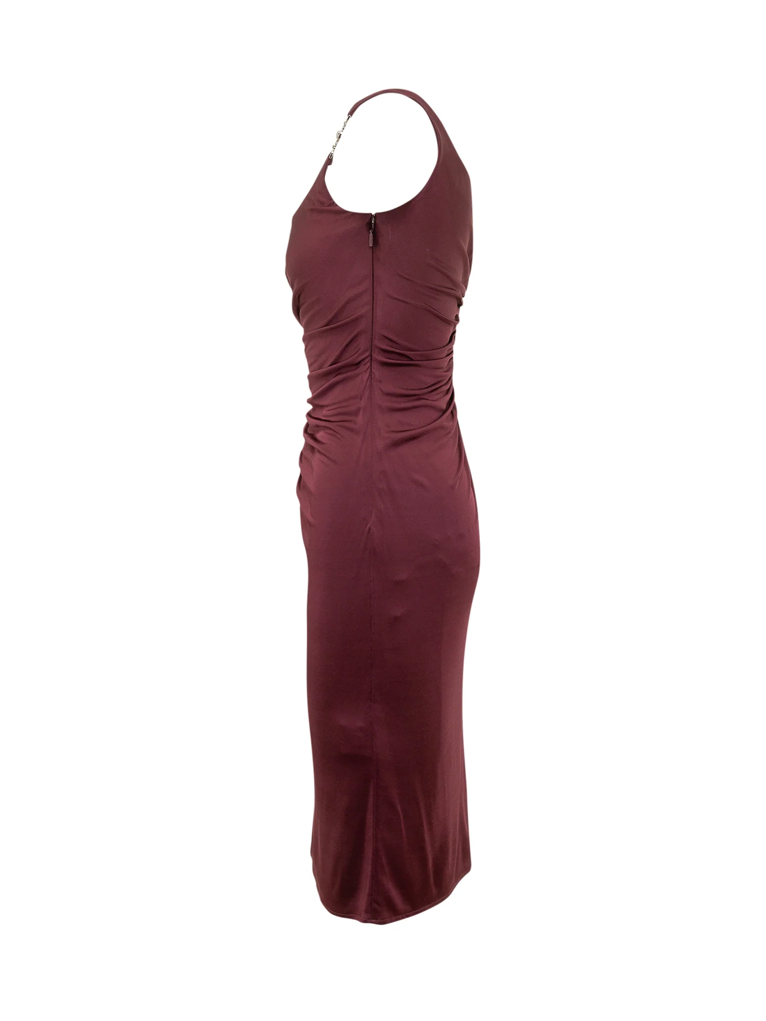 Versace Elegant Midi Dress with Draped Detailing - Image 3