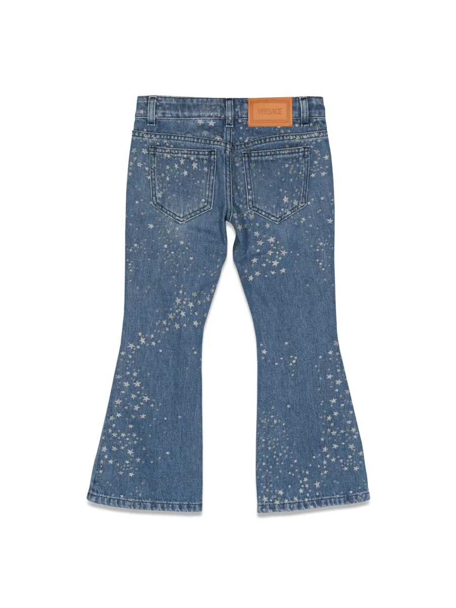 VERSACE Glitter Print Jeans - Image 2