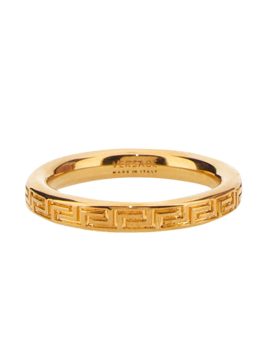 VERSACE Greek Key Band Ring - Image 2