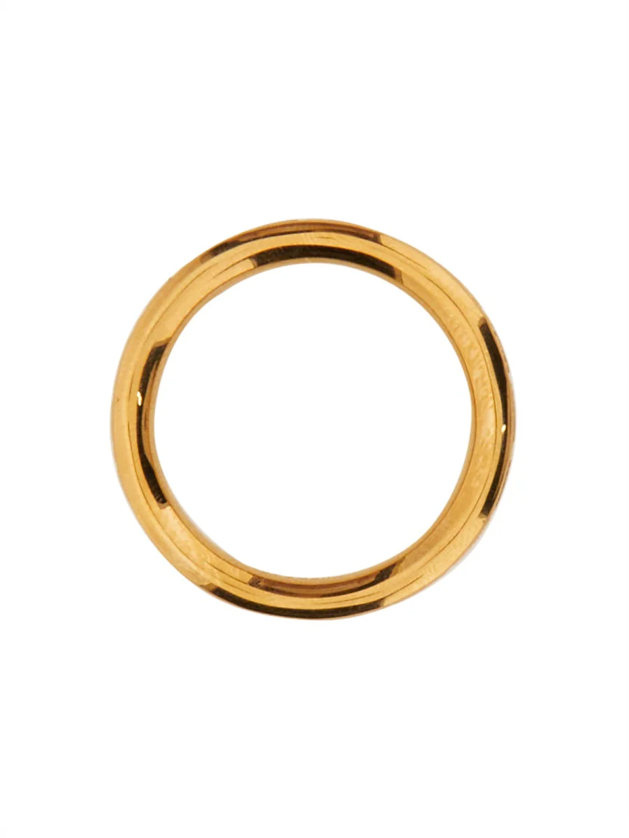 VERSACE Greek Key Band Ring - Image 3