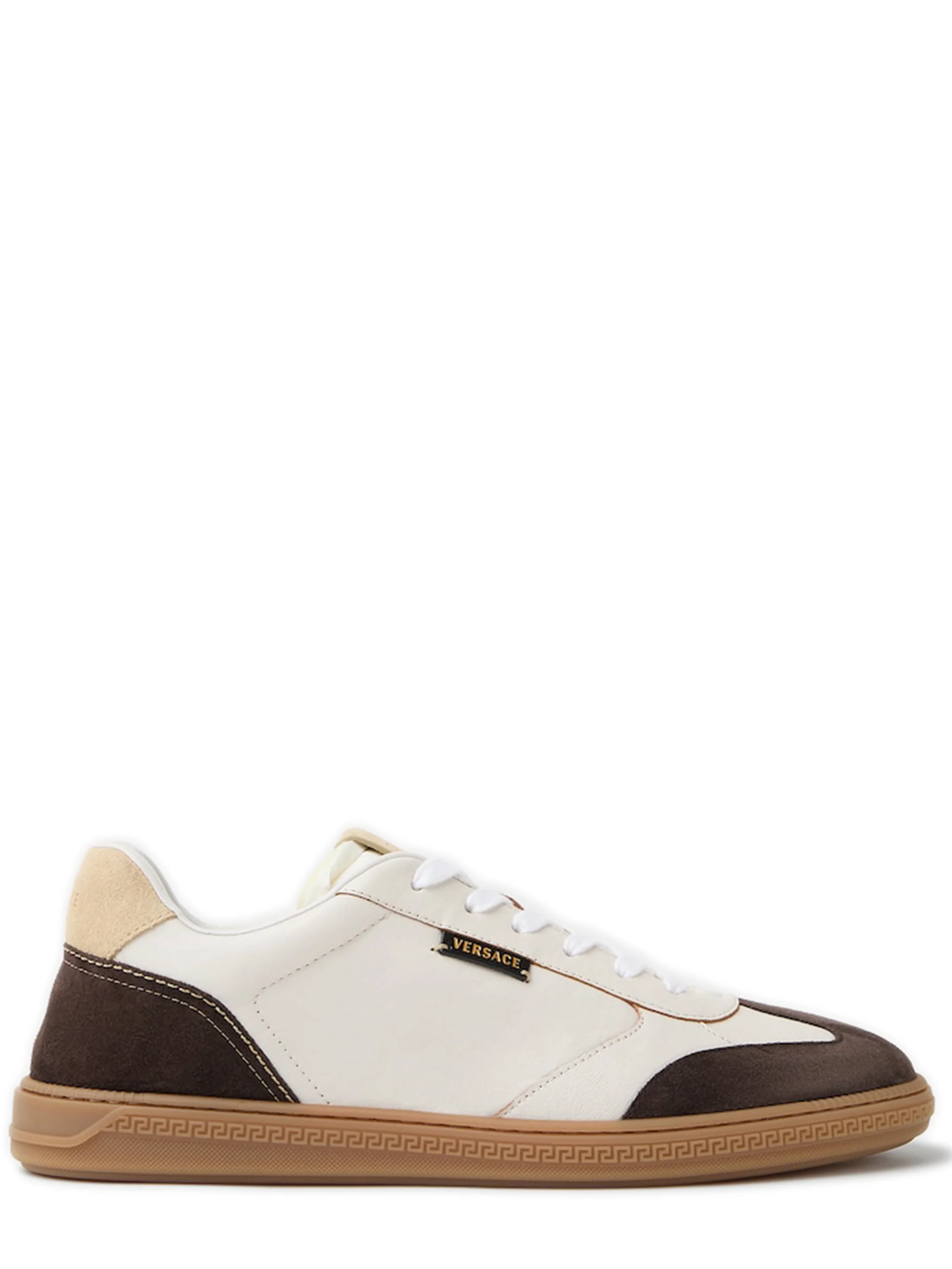 Versace Greek Motif Low Top Sneakers for Men