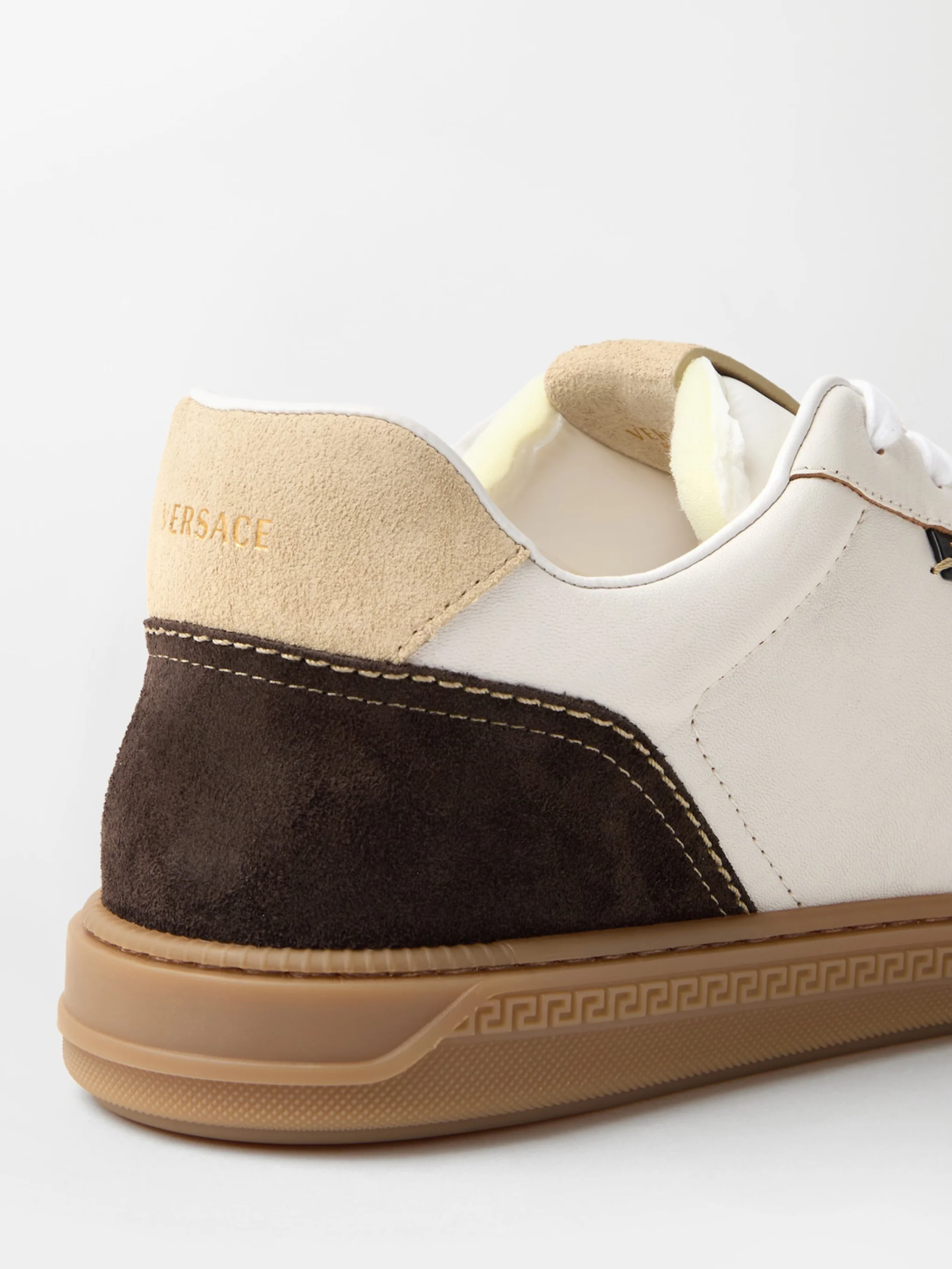 Versace Greek Motif Low Top Sneakers for Men - Image 4