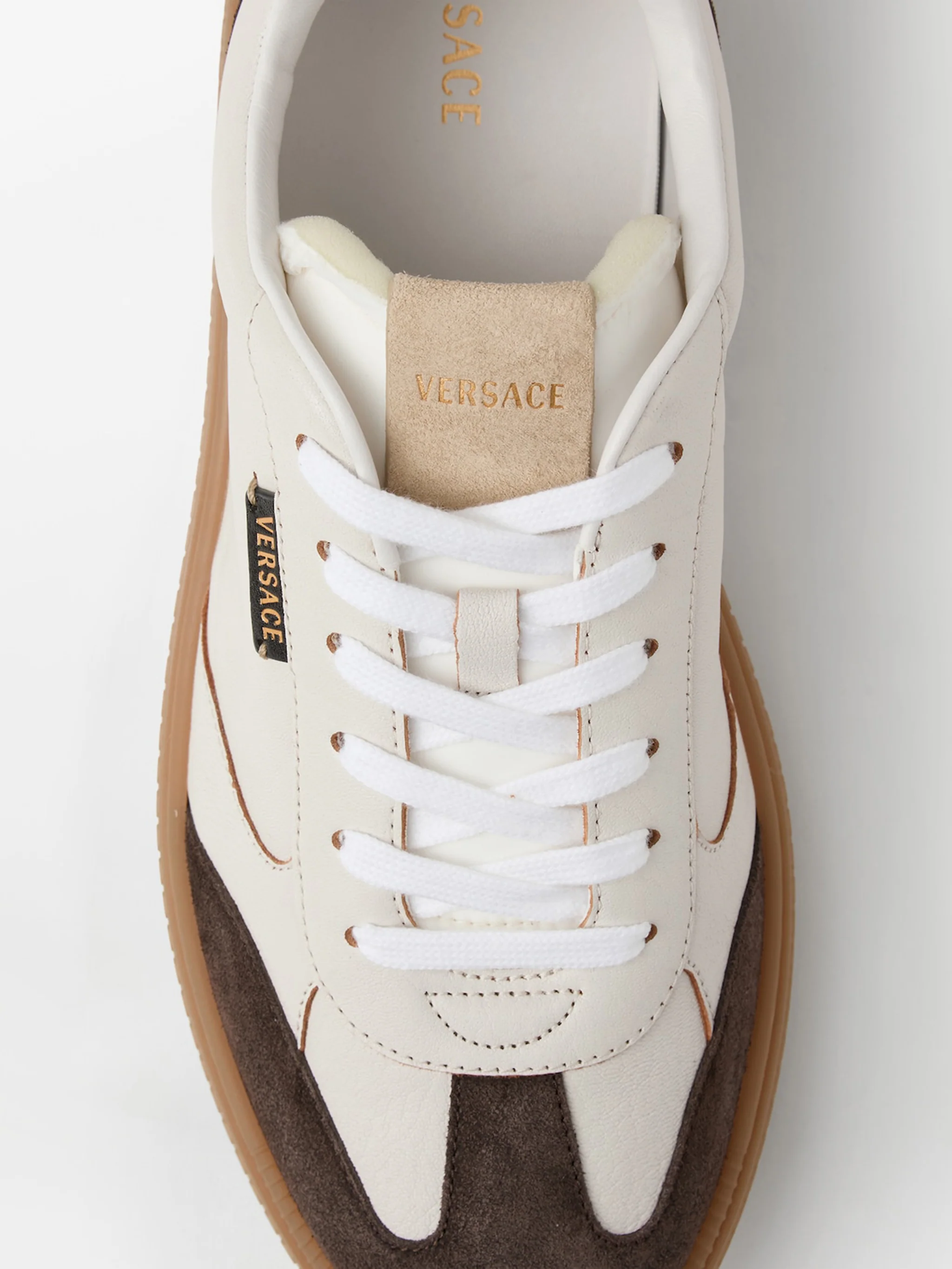 Versace Greek Motif Low Top Sneakers for Men - Image 6