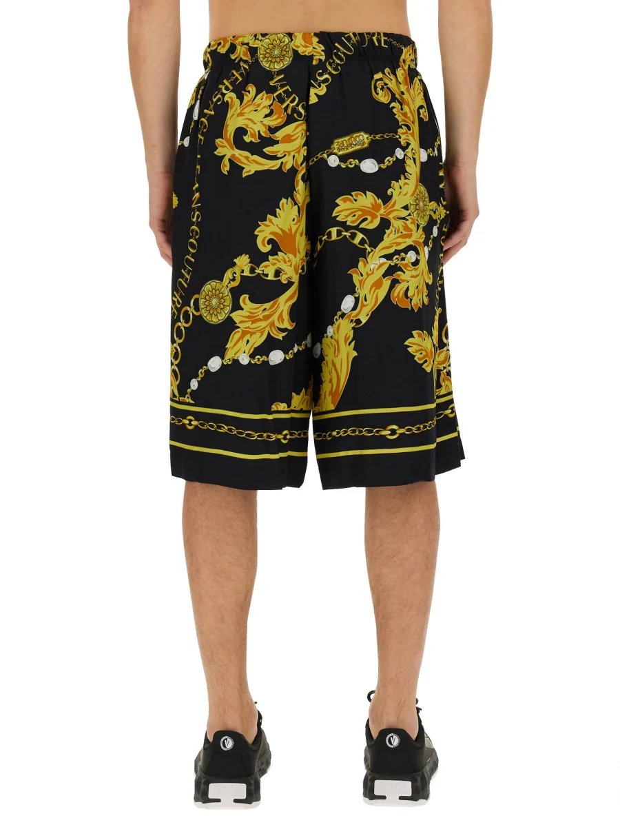 VERSACE JEANS COUTURE Chain Couture Bermuda Shorts - Image 3