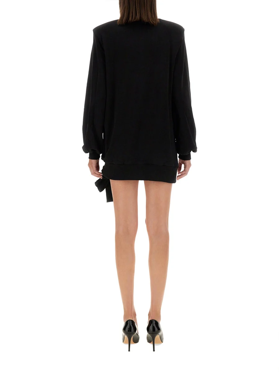 Versace Jeans Couture Cotton T-Shirt Dress with Logo - Size 40 IT - Image 3