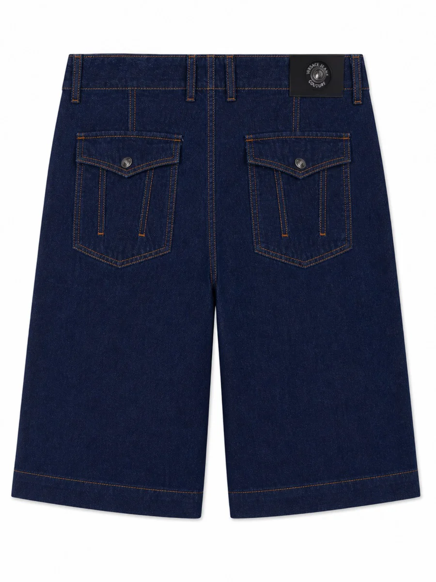 Versace Jeans Couture Men's Denim Shorts - Iconic Design - Image 2