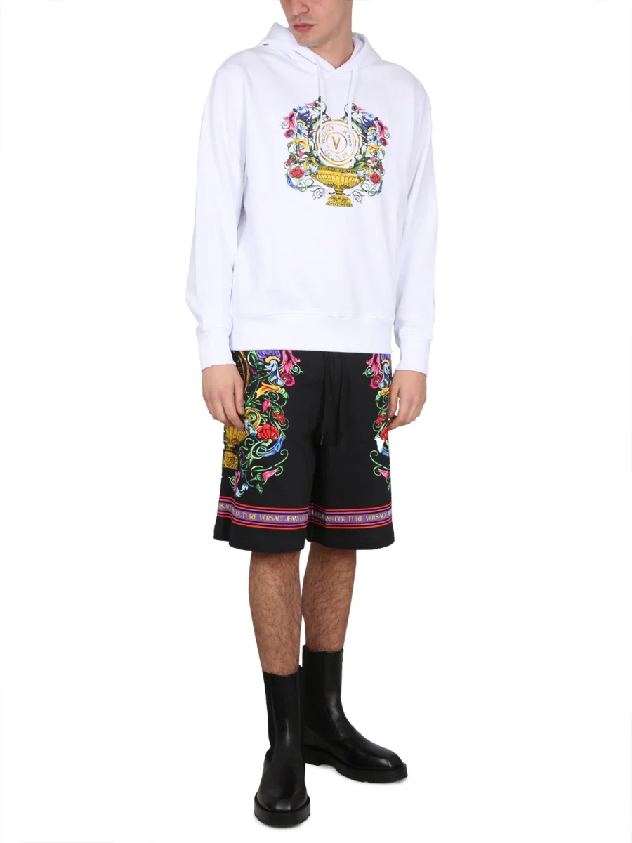 VERSACE JEANS COUTURE Sweatshirt with Logo Print - Image 2