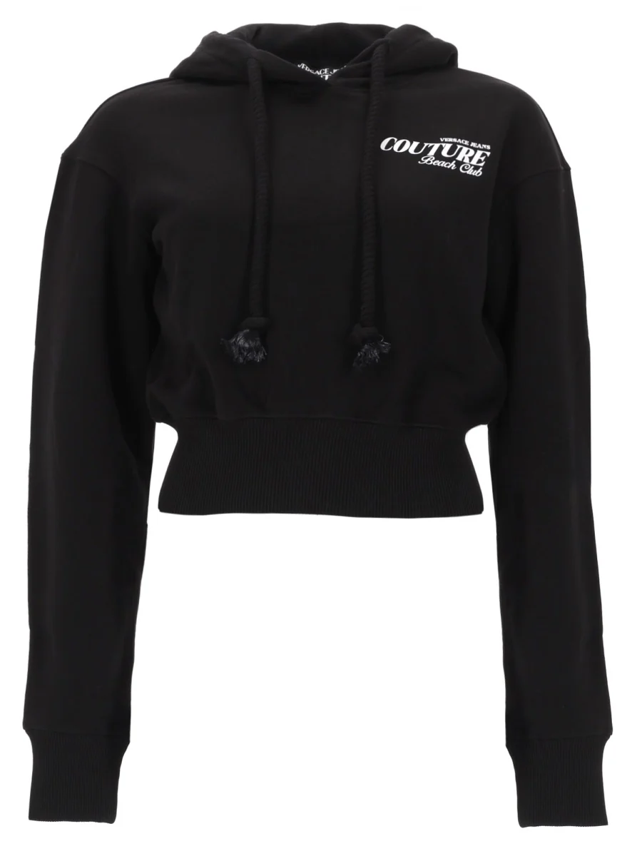 VERSACE JEANS COUTURE Women's Logo Print Crewneck Sweatshirt