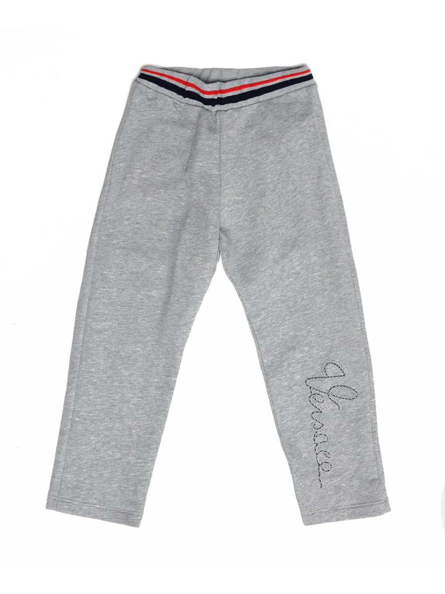 VERSACE Kids Elastic Waist Straight Leg Jogging Pants - Image 2