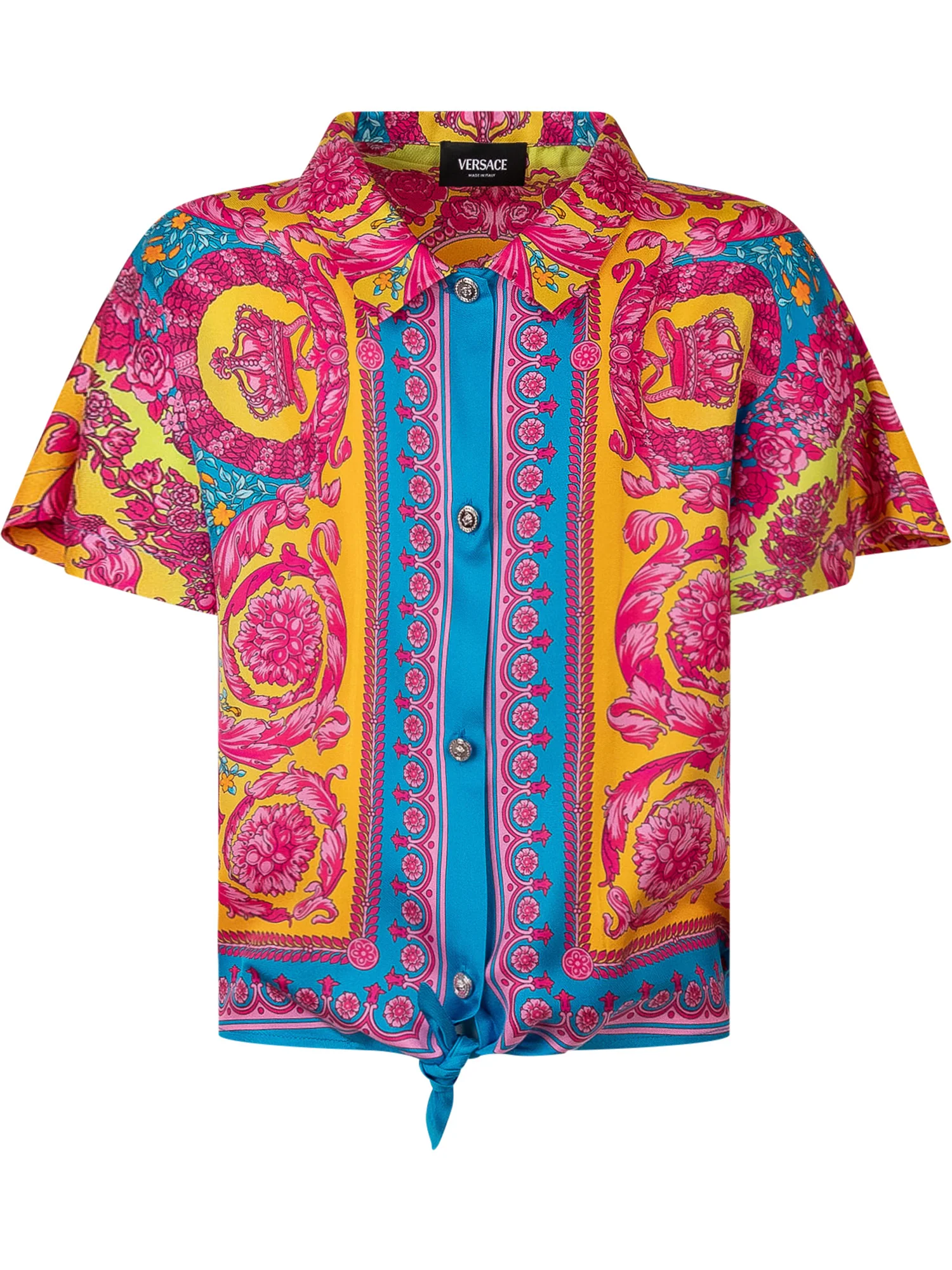 Versace Kids Mini Informal Silk Shirt