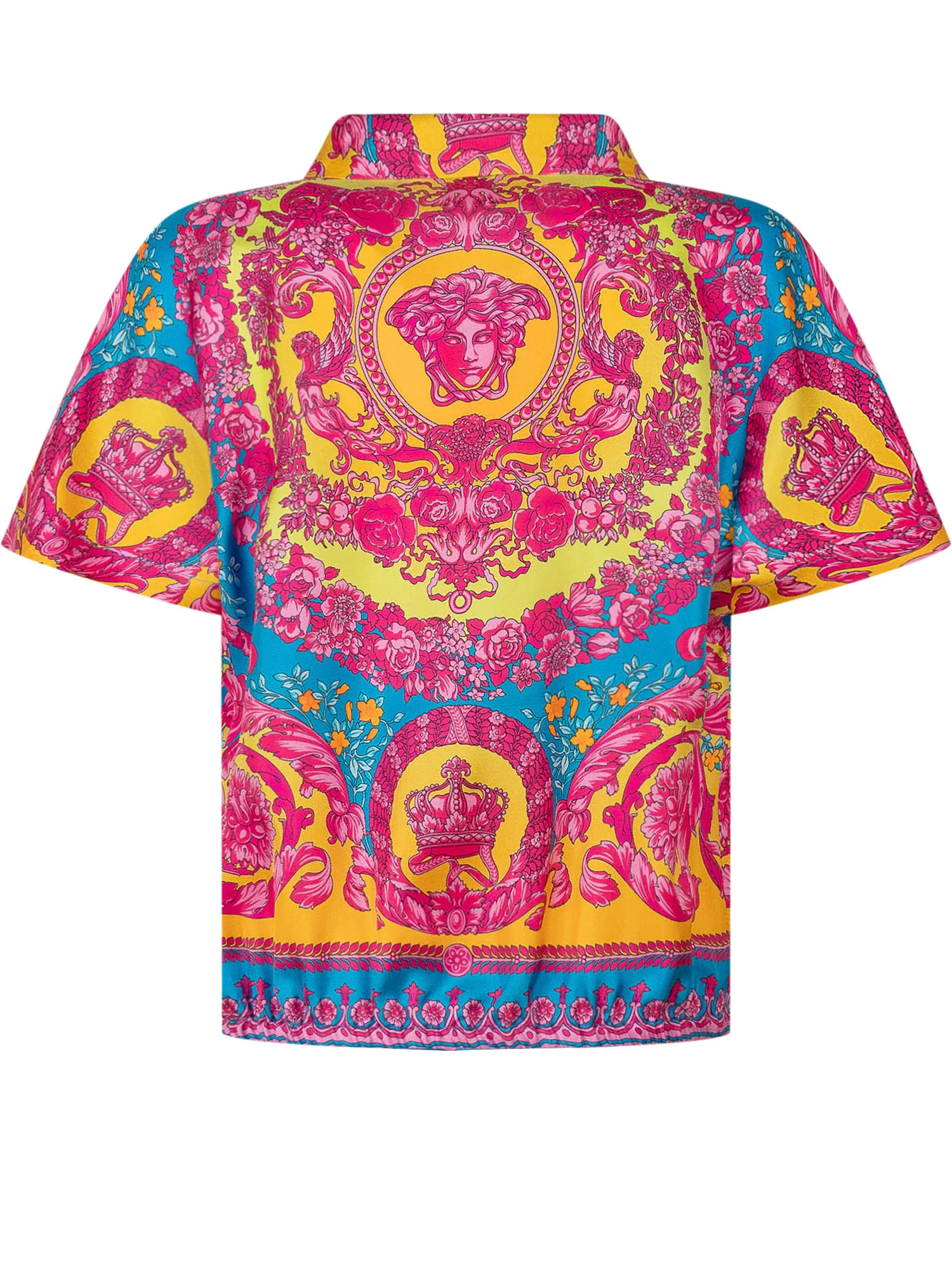 Versace Kids Mini Informal Silk Shirt - Image 2