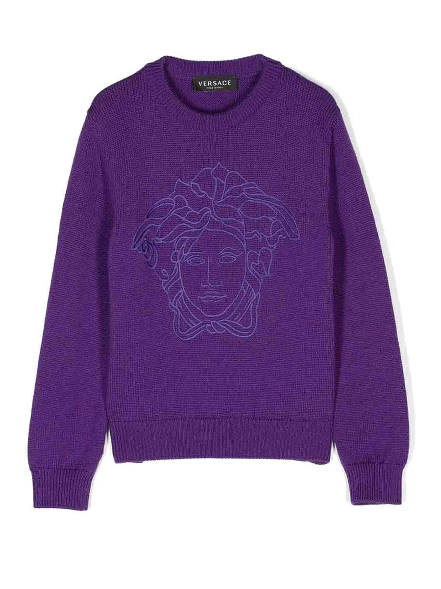 VERSACE Medusa Choker Pullover