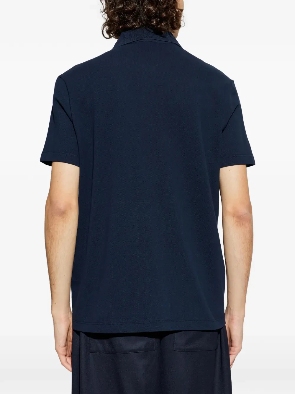 Versace Medusa Embroidered Pocket Polo Shirt - Size M - Image 4