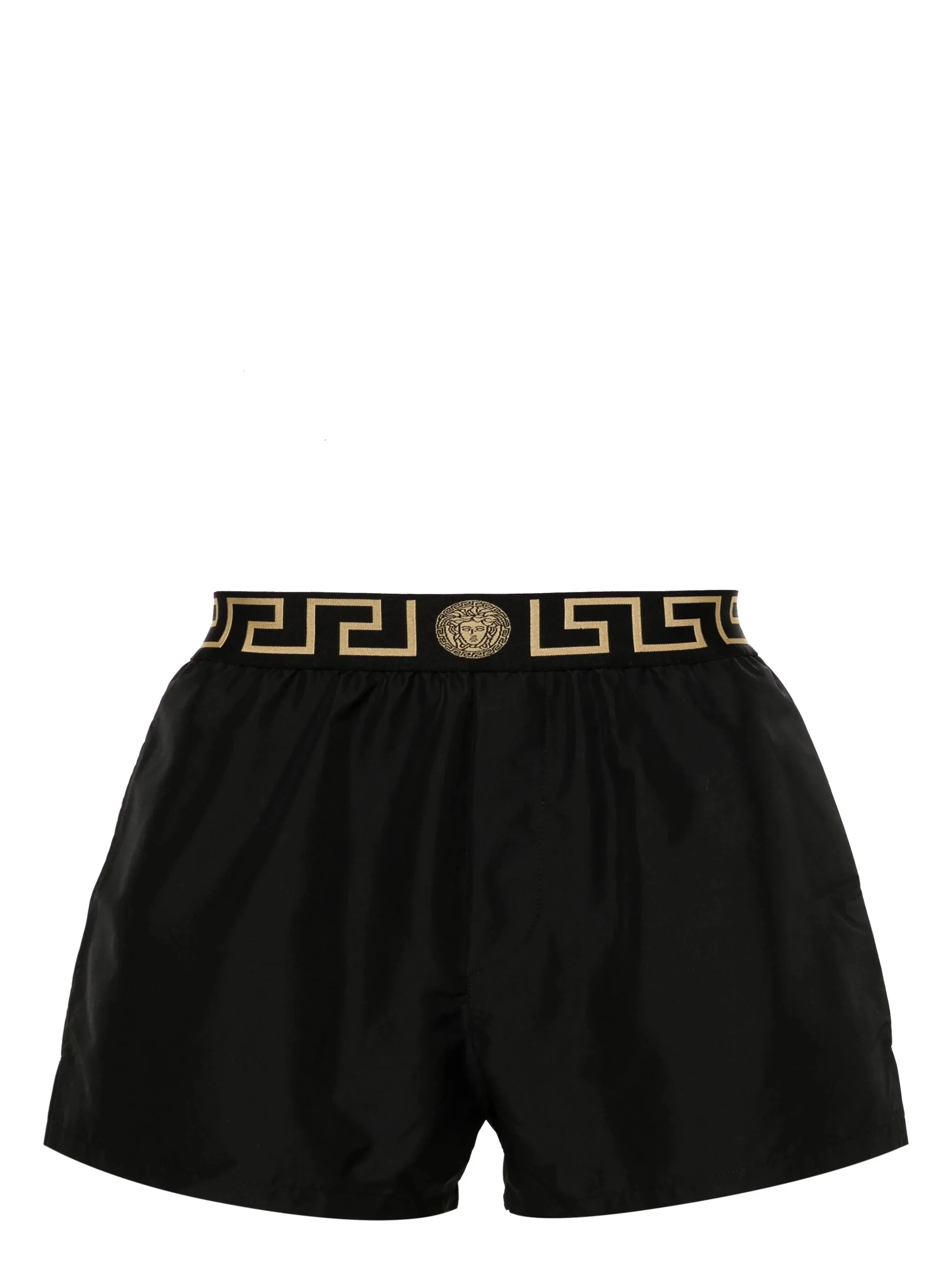 Versace Medusa Motif Baroque Slip Dress with Theteral Pockets