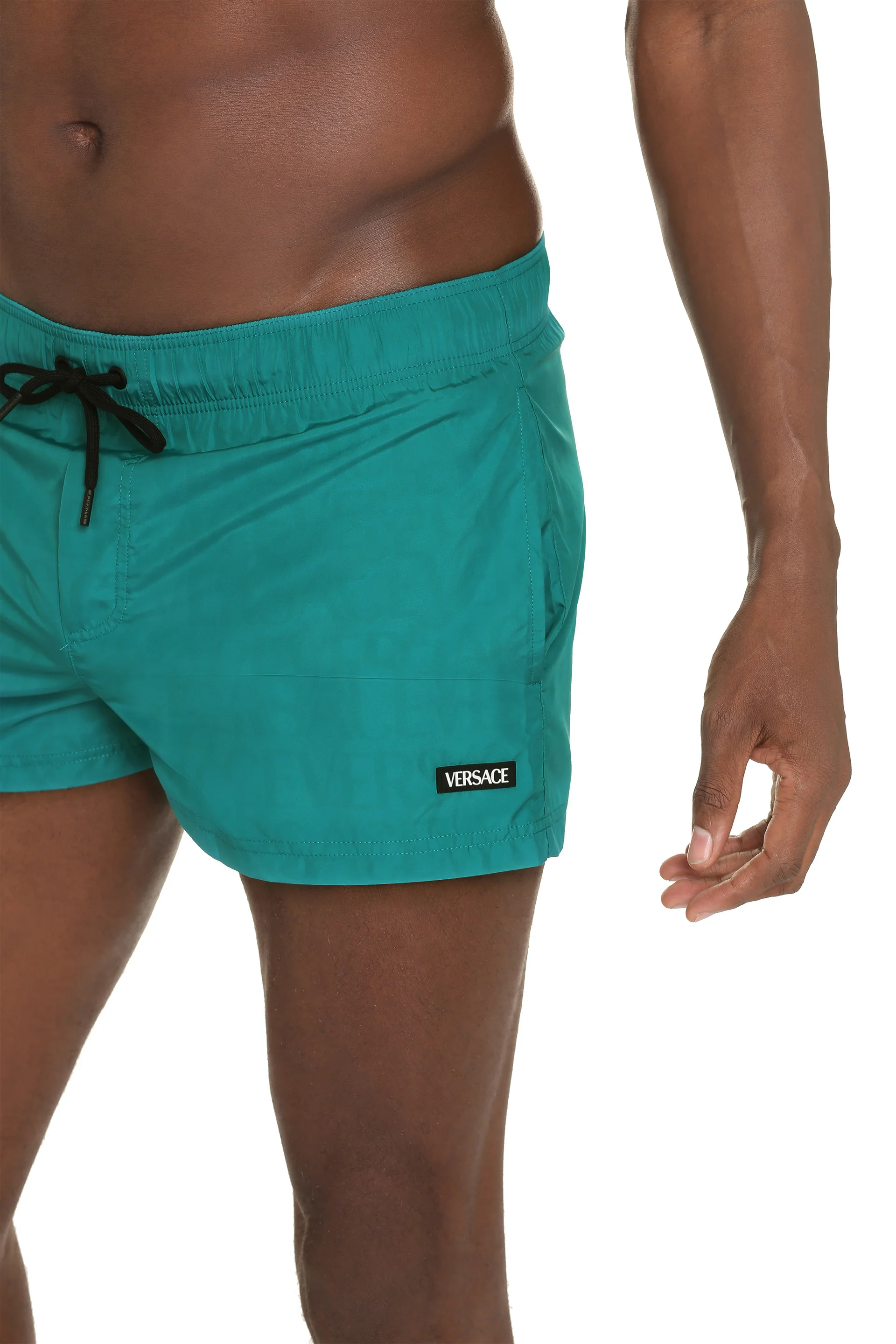 Versace Men's Nylon Swim Shorts with Pockets - Image 7