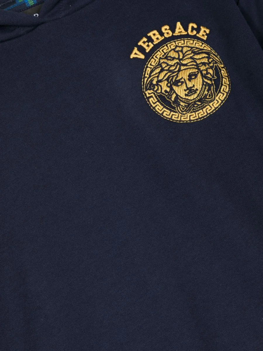 Versace Mini Jellyfish Tartan Sweatshirt - Image 3