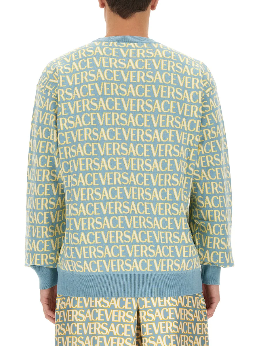 Versace Oversized Logo T-Shirt - Image 3