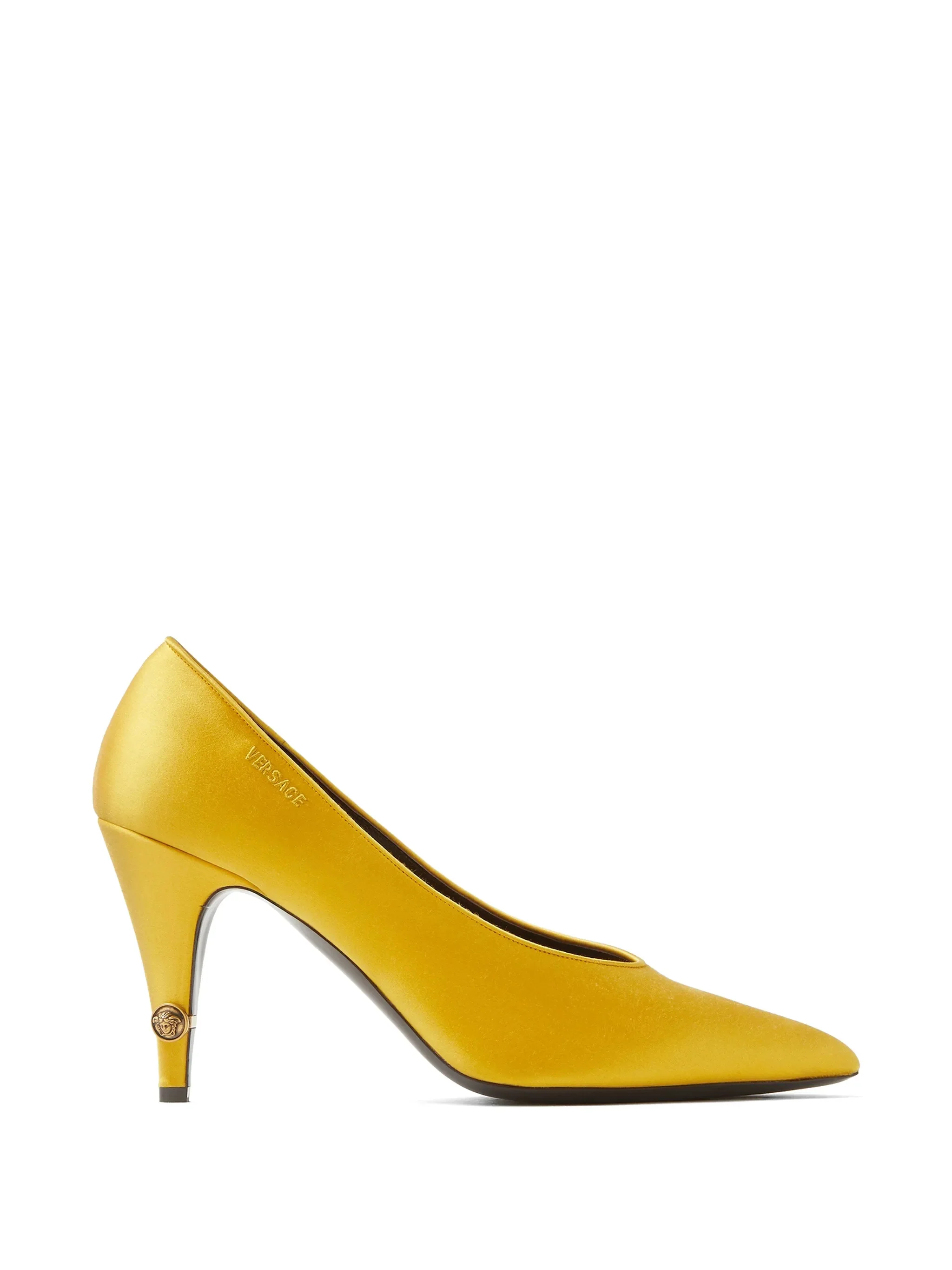 Versace Pointed Toe Heels with Medusa Hardware - 9 cm Heel