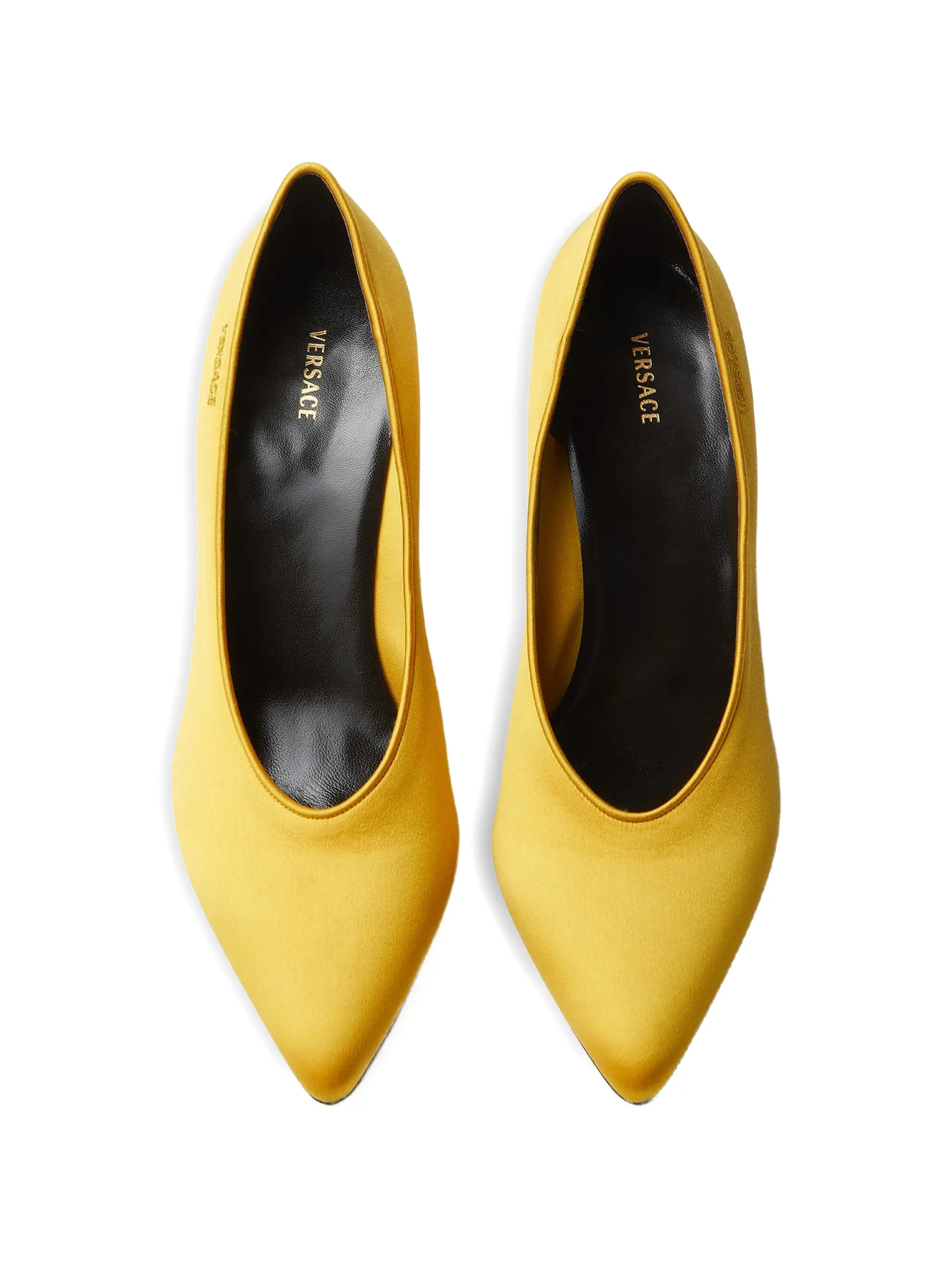 Versace Pointed Toe Heels with Medusa Hardware - 9 cm Heel - Image 4