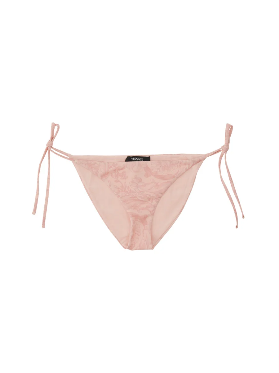 VERSACE Printed Nylon-Blend Bikini Bottoms