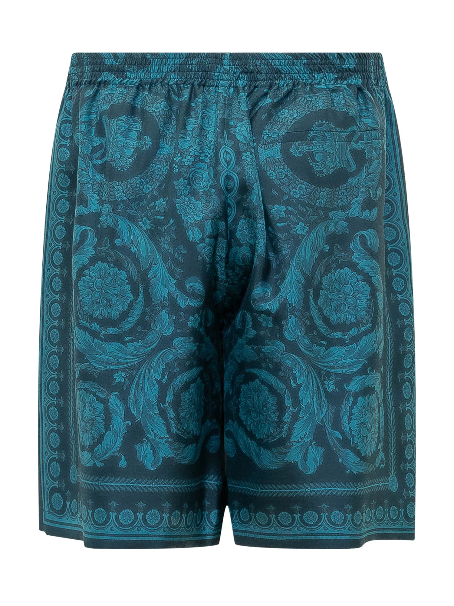 Versace Silk Mini Shorts - Image 2