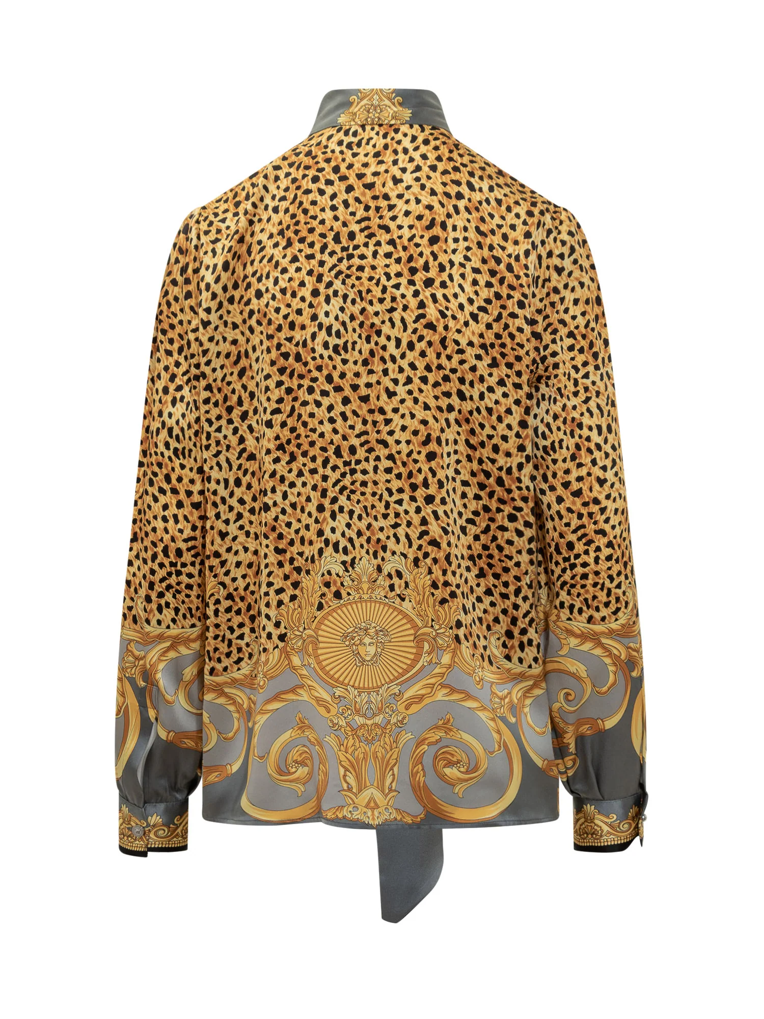 Versace Silk Shirt with Baroque Print - Image 2