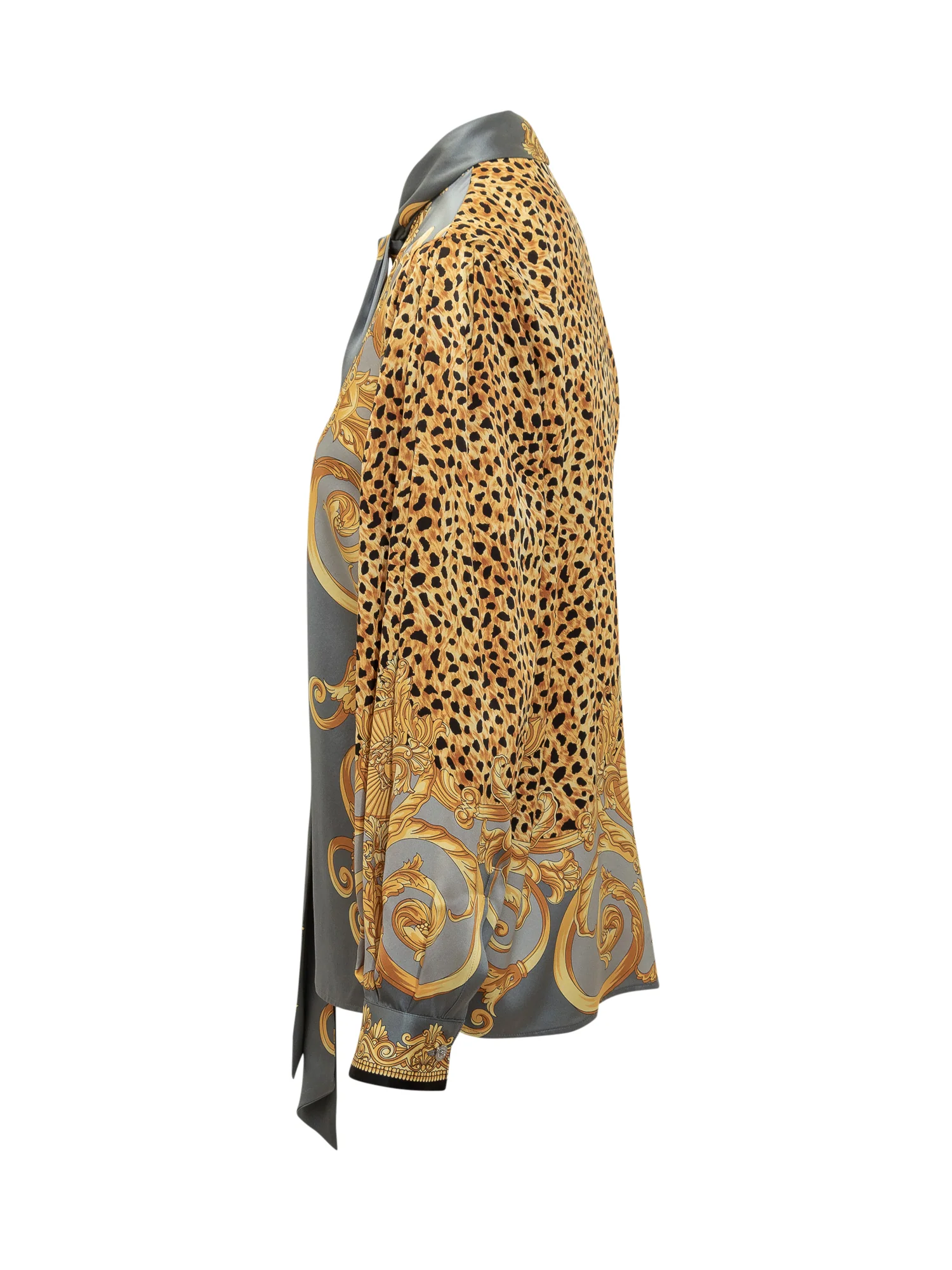 Versace Silk Shirt with Baroque Print - Image 3