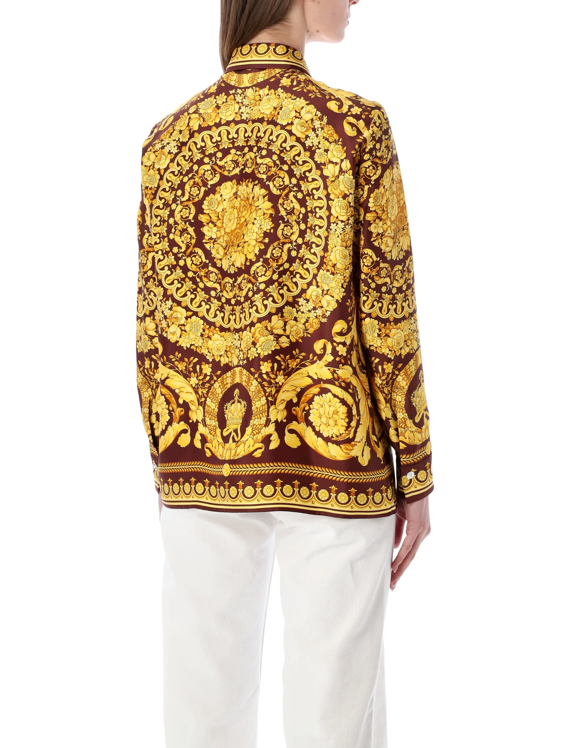 Versace Timeless Silk Shirt - Size 40 - Image 2