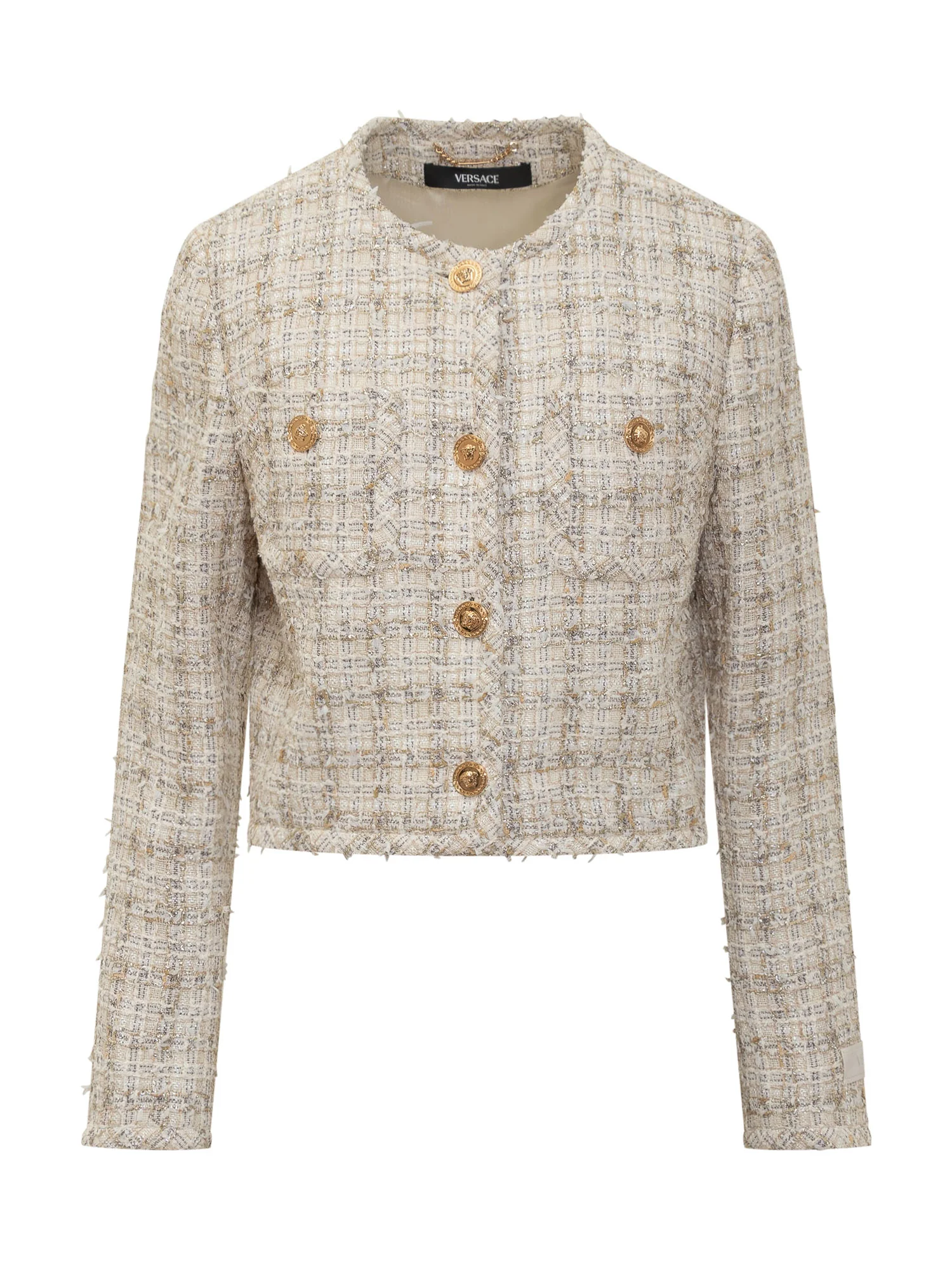 Versace Tweed Blazer Jacket