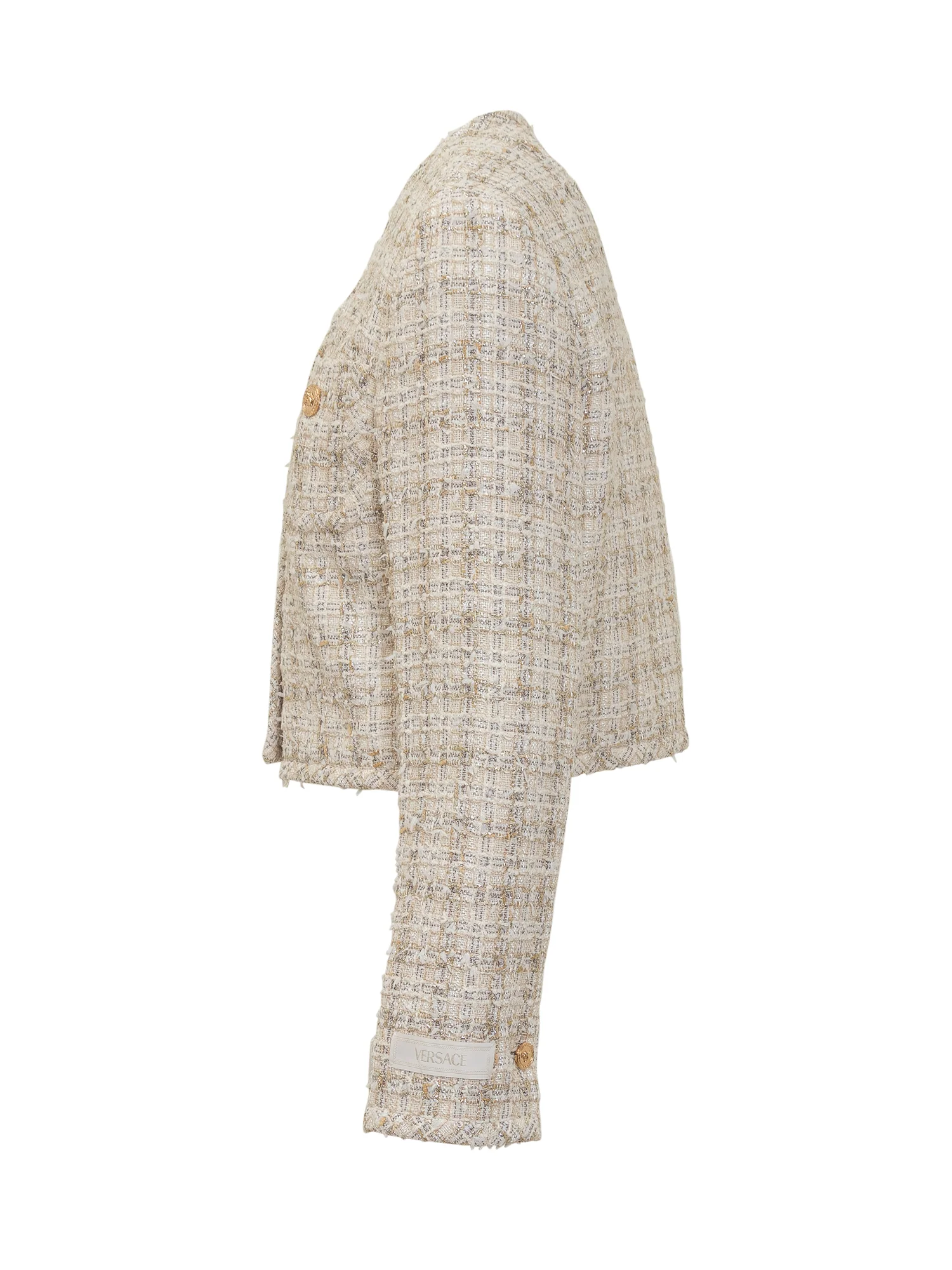 Versace Tweed Blazer Jacket - Image 3