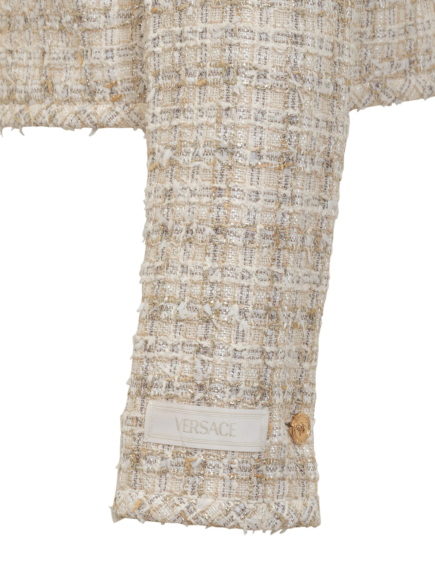 Versace Tweed Blazer Jacket - Image 4
