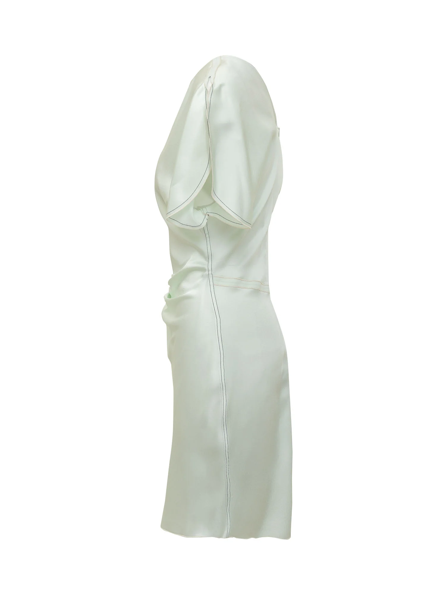 Victoria Beckham Chic Suit Shorts with Gathered Detailing - Image 3