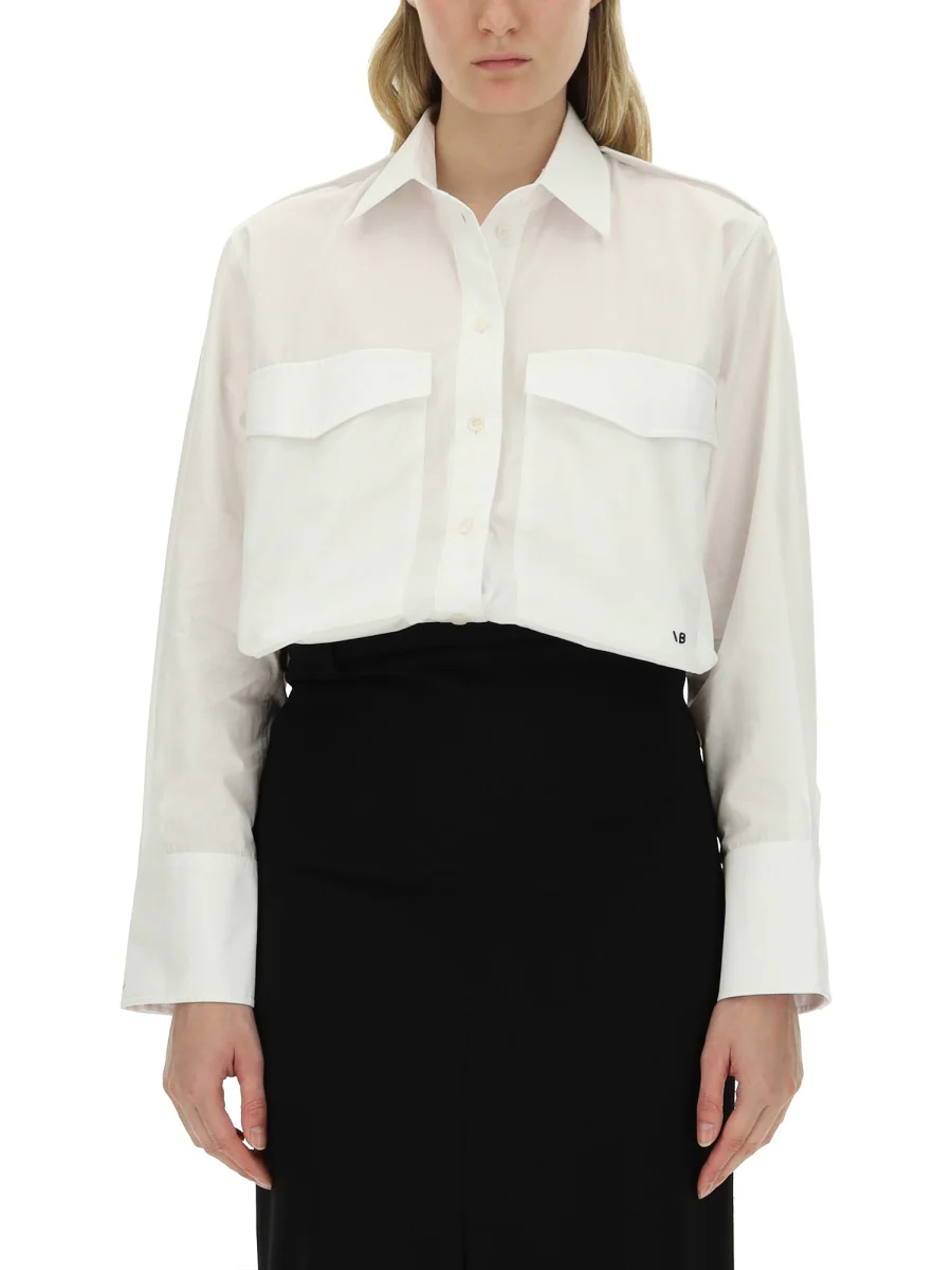 VICTORIA BECKHAM Oversize Pocket Shirt - Image 4