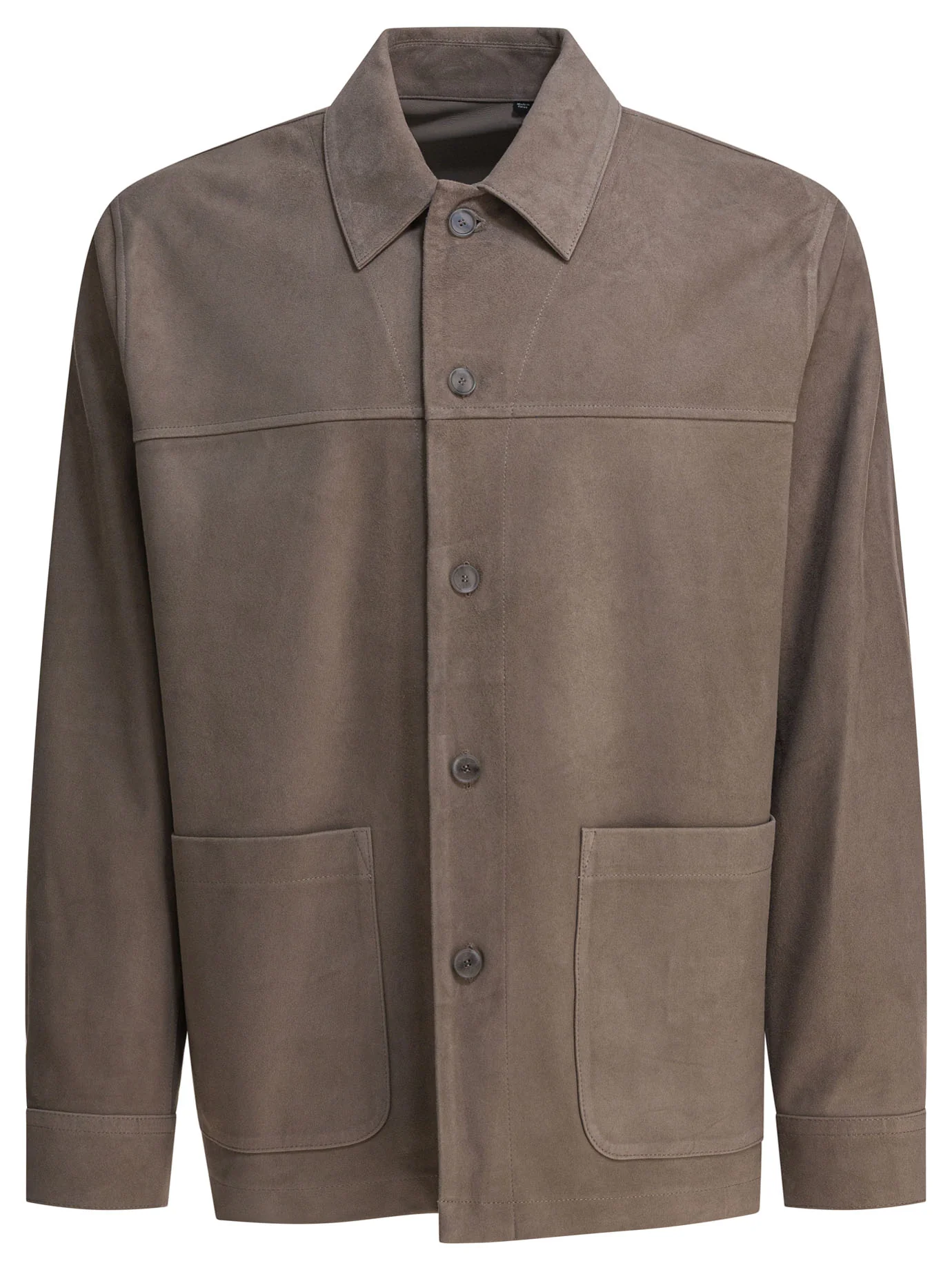 VINCE Button-down Patch-pocket Jacket