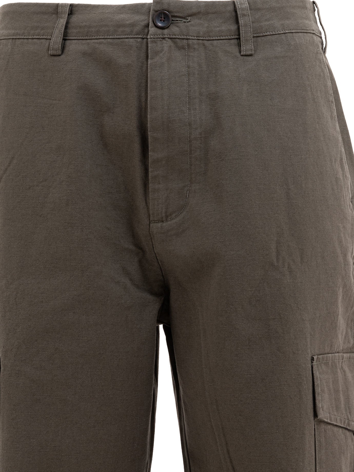 Vince Cotton-Linen Cargo Trousers - Image 3