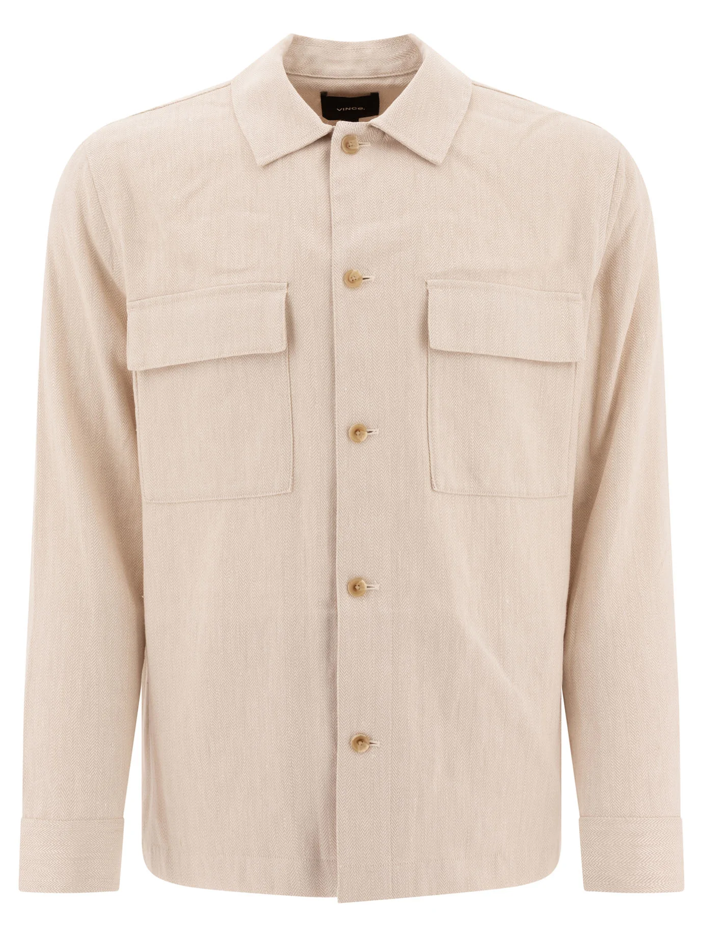 VINCE Linen Overshirt