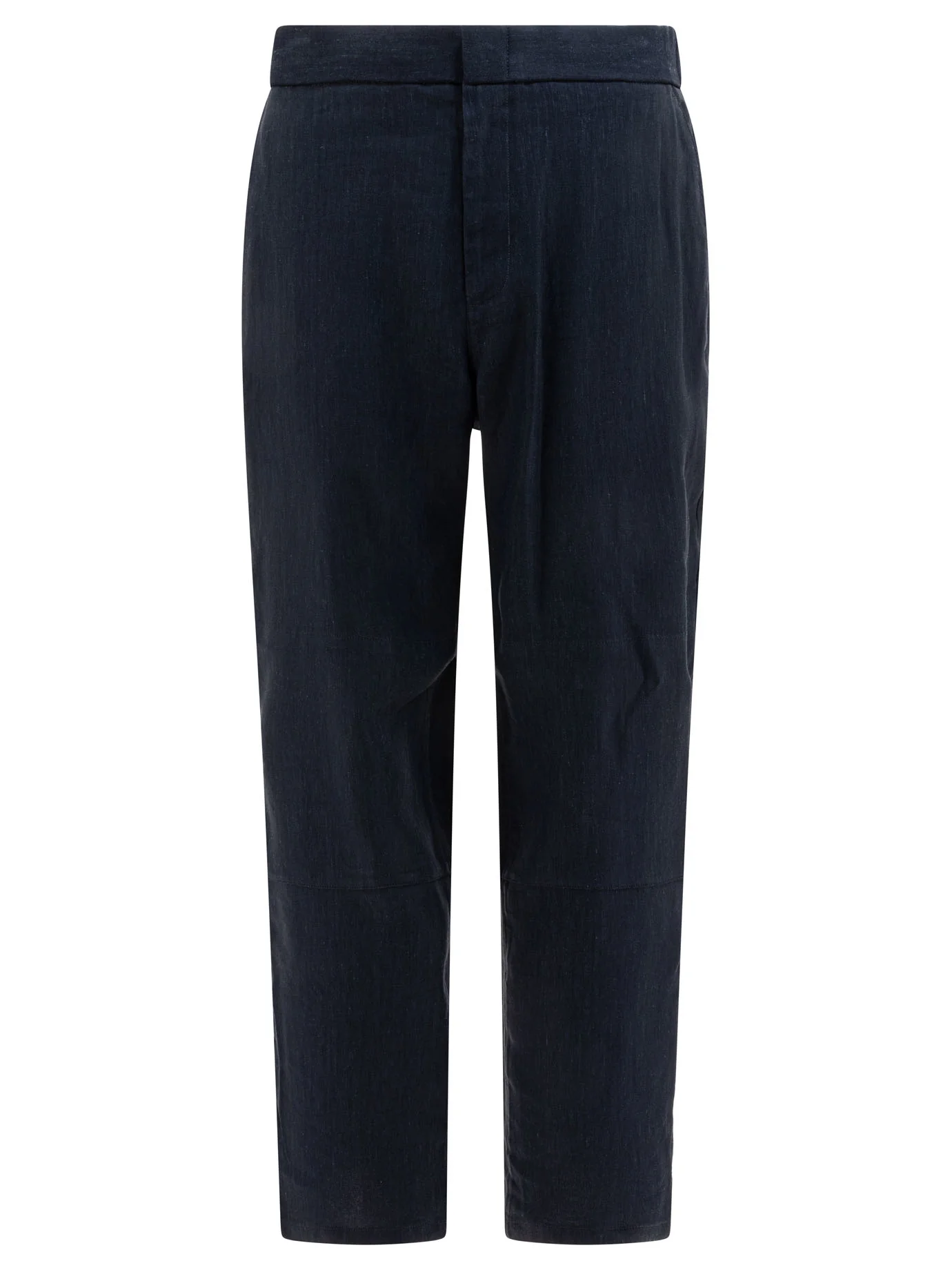 VINCE Louie Relaxed Stretch-Cotton Double-Pleated Trouser