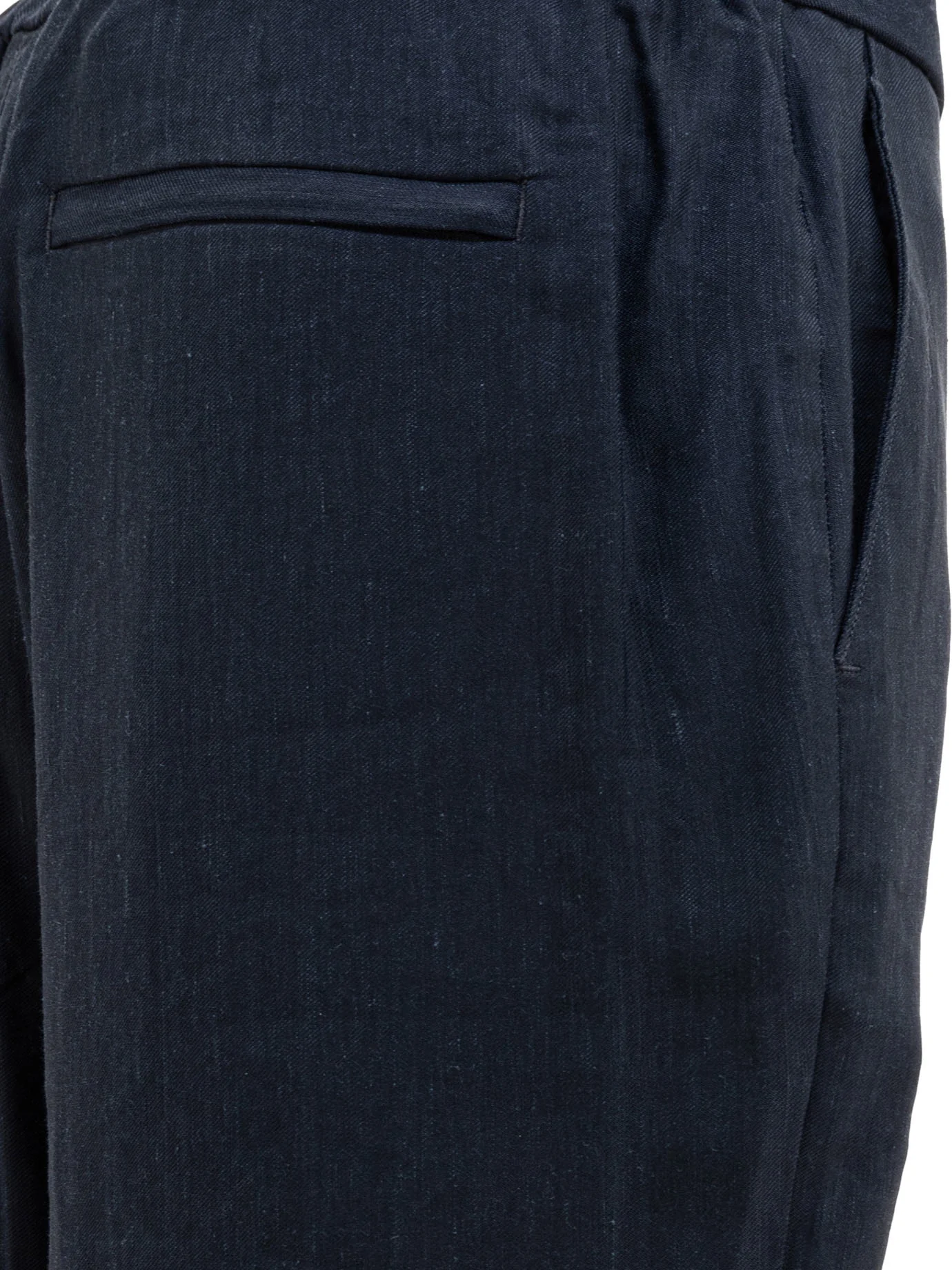 VINCE Louie Relaxed Stretch-Cotton Double-Pleated Trouser - Image 4