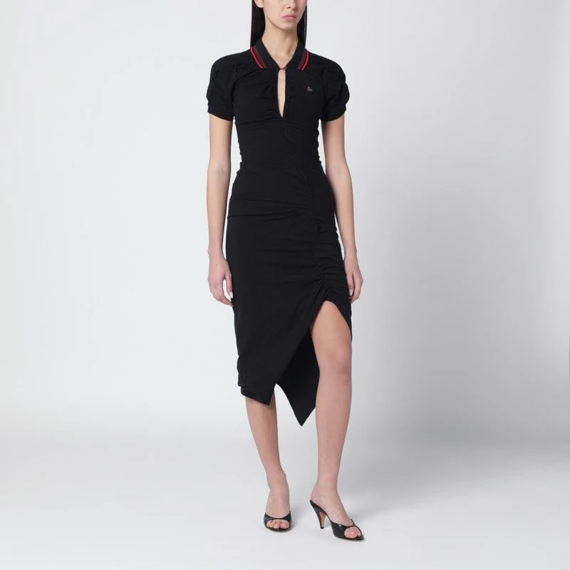 Vivienne Westwood Black Pulling Dress - Image 4