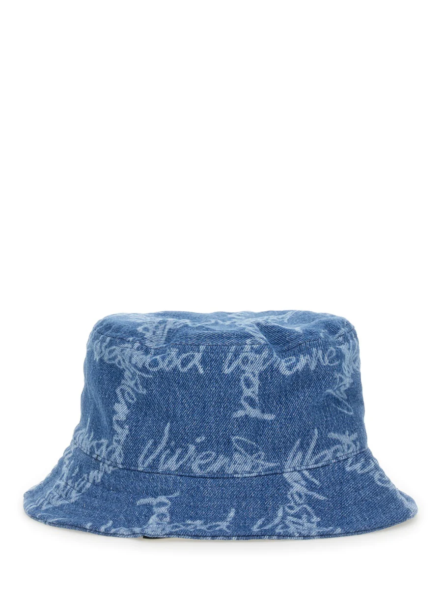 VIVIENNE WESTWOOD Bucket Hat with Logo - Image 2