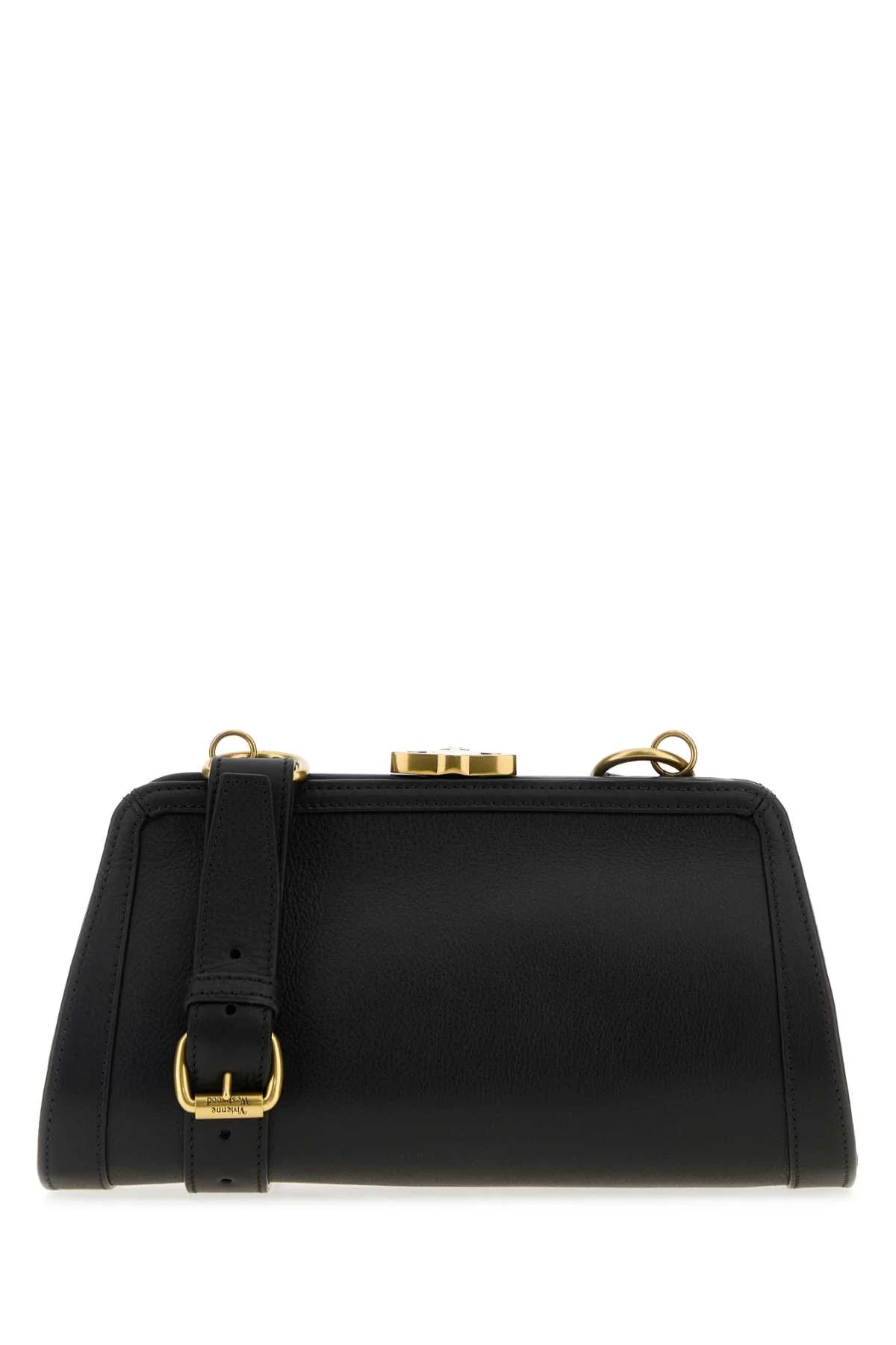 VIVIENNE WESTWOOD Leather Ascot Crossbody Bag - Image 4