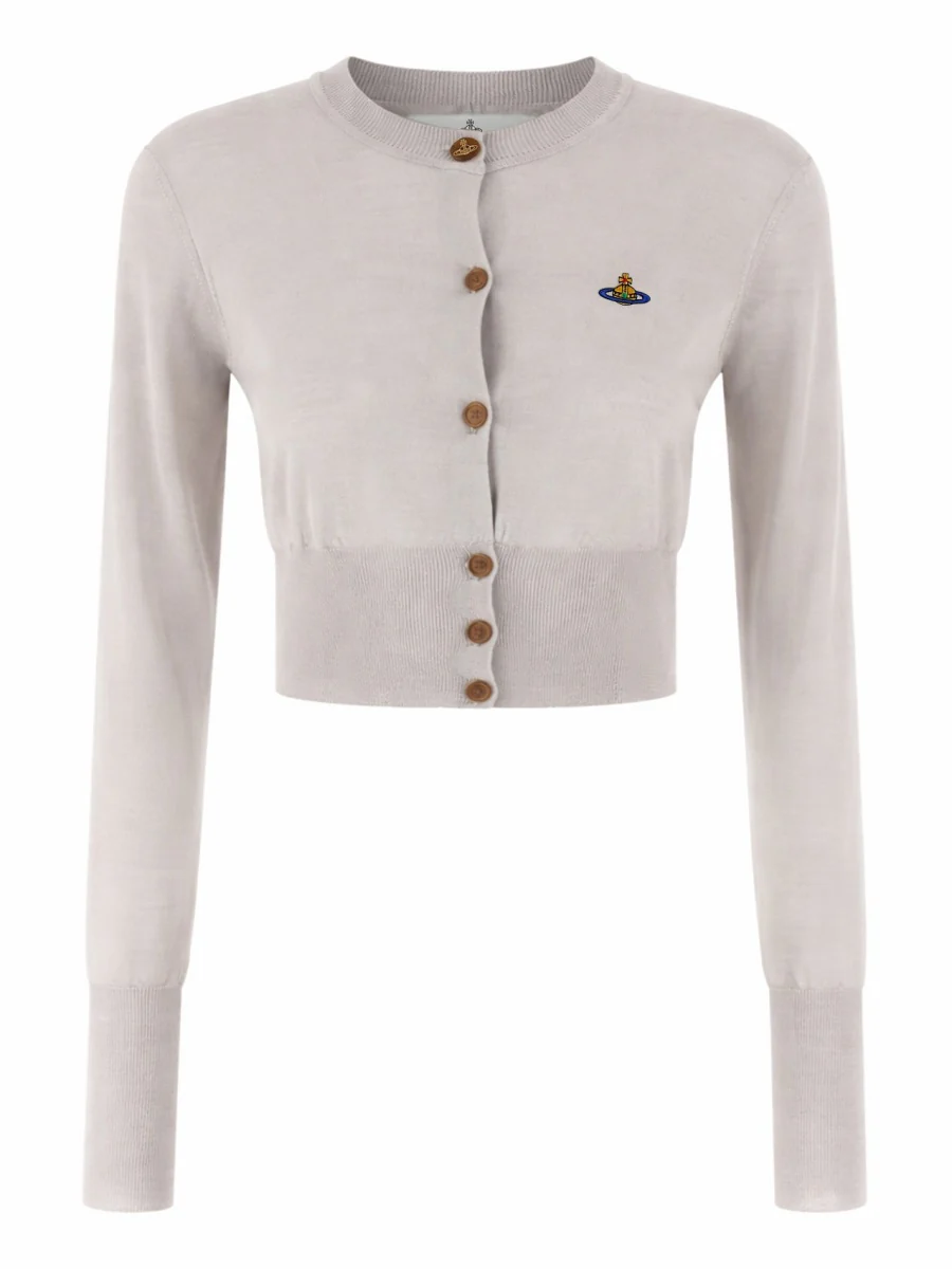 VIVIENNE WESTWOOD Logo-detail Buttoned Cardigan